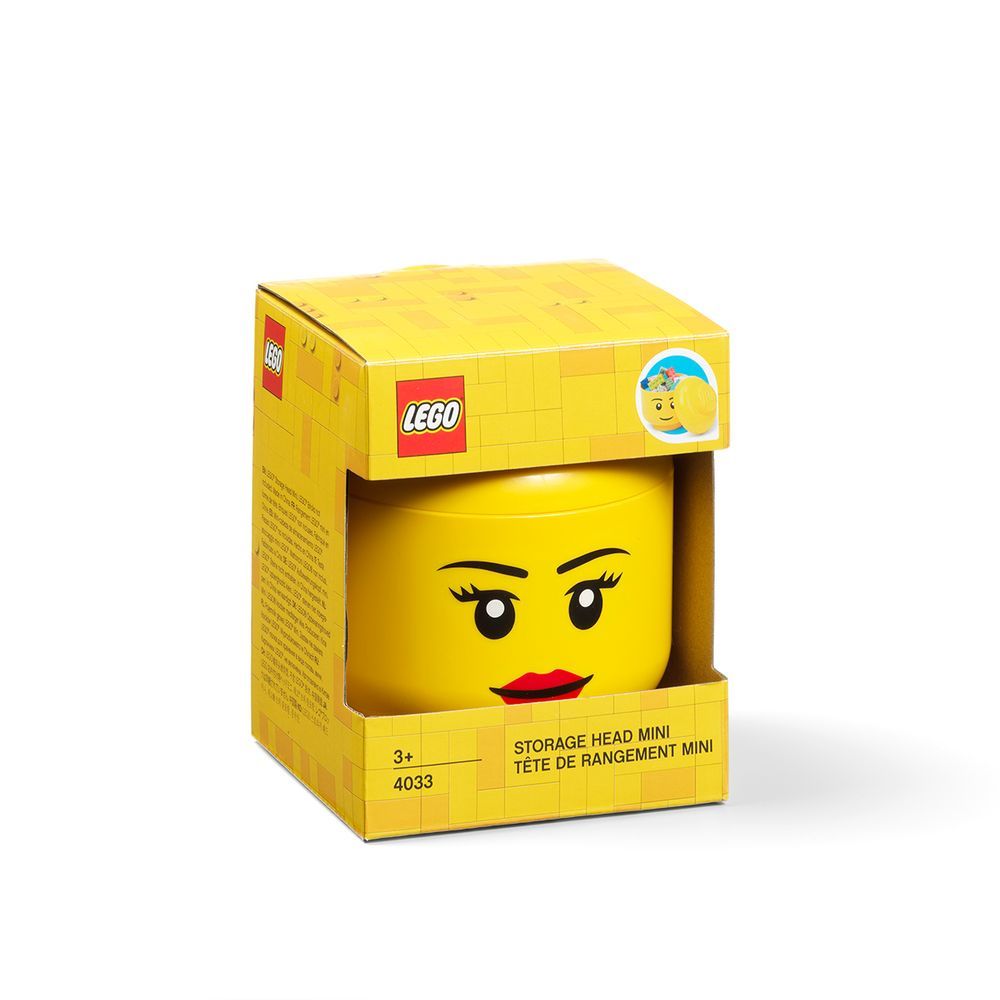 LEGO Gear 40331725 LEGO Aufbewahrungskopf Mini, Mädchen