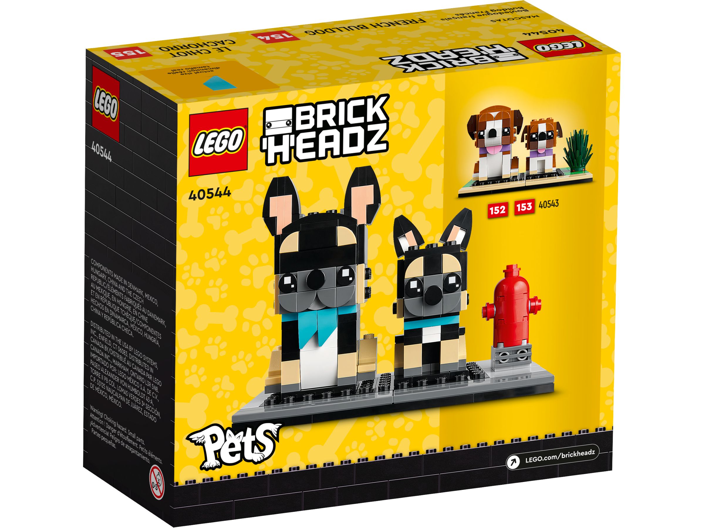 LEGO BrickHeadz 40544 Pets - French Bulldog LEGO_40544_alt4.jpg
