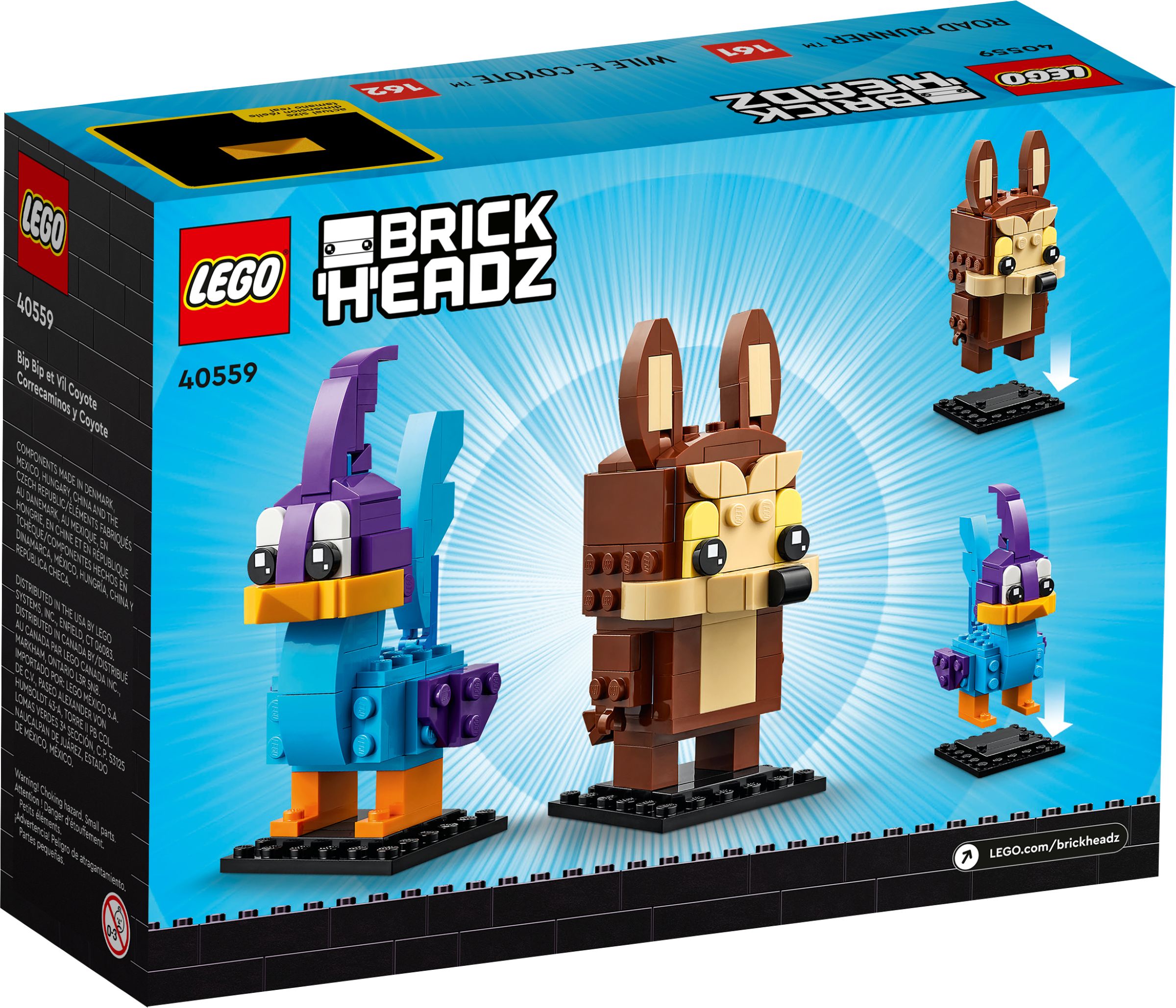 LEGO BrickHeadz 40559 Road Runner & Wile E. Coyote LEGO_40559_alt5.jpg