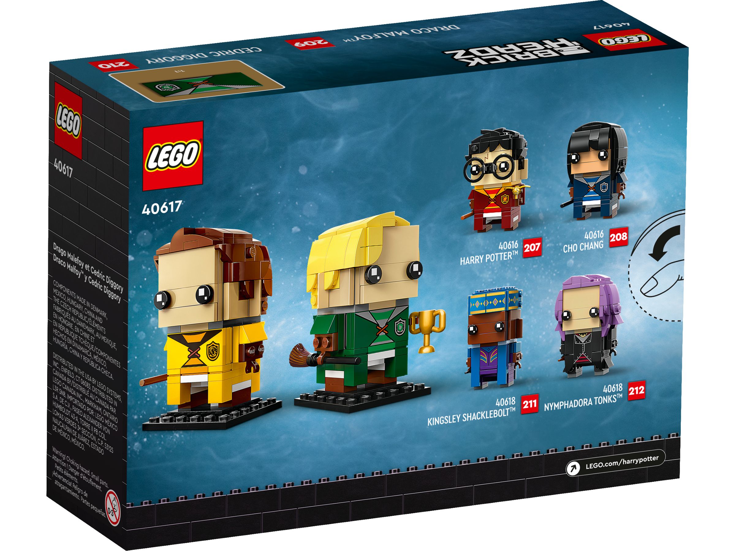 LEGO BrickHeadz 40617 Draco Malfoy™ & Cedric Diggory LEGO_40617_alt3.jpg