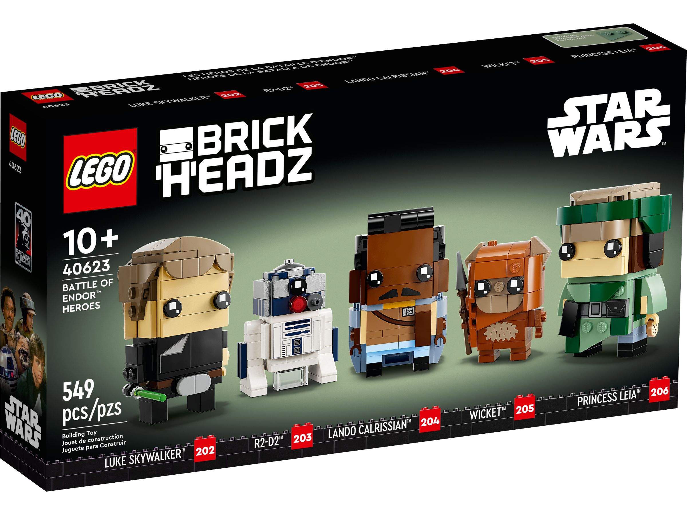 LEGO BrickHeadz 40623 Helden der Schlacht von Endor™ LEGO_40623_Box1_v39.jpg