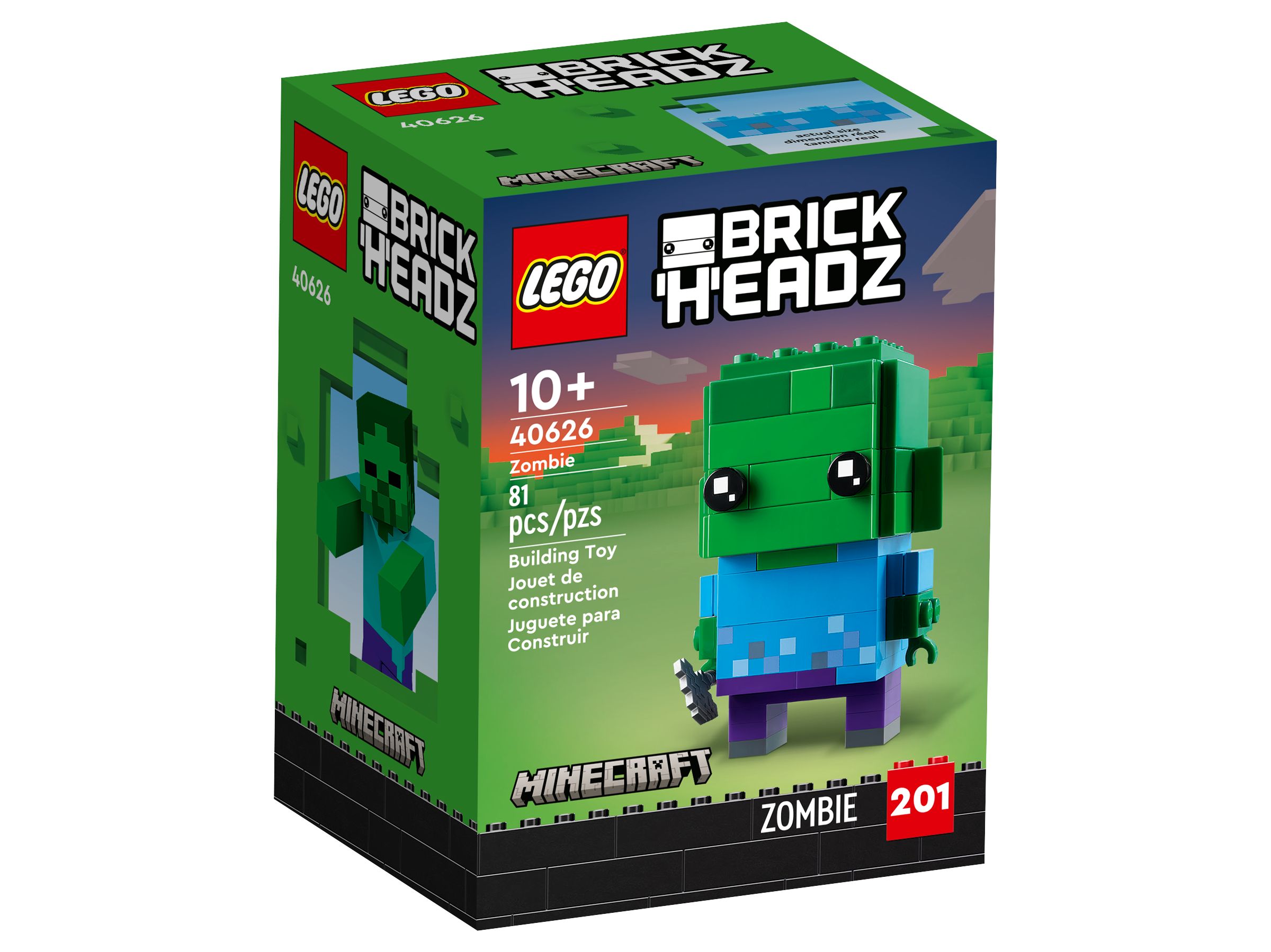 LEGO BrickHeadz 40626 Zombie LEGO_40626_Box1_v39.jpg