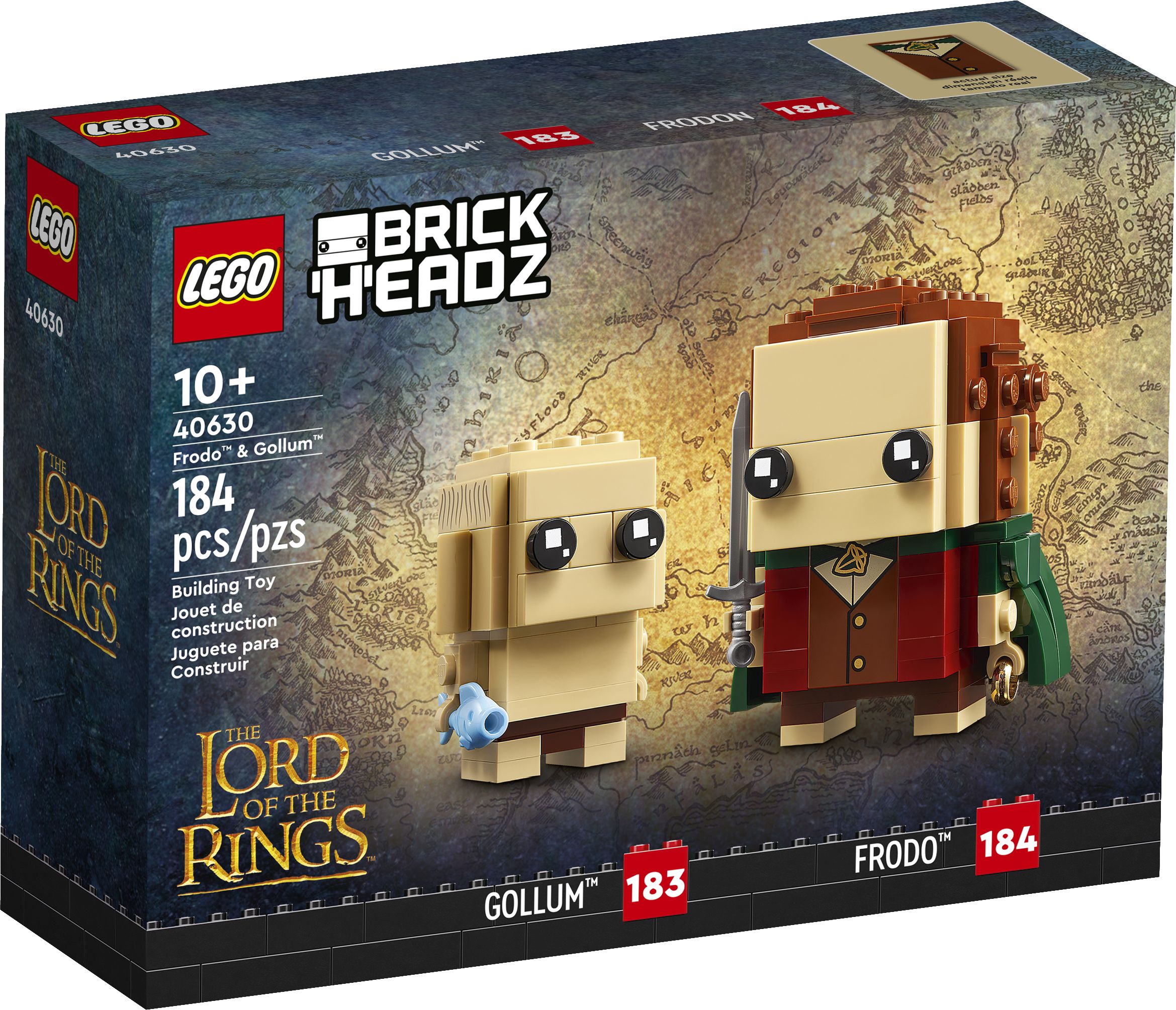 LEGO BrickHeadz 40630 Frodo™ und Gollum™ LEGO_40630_Box1_v39.jpg