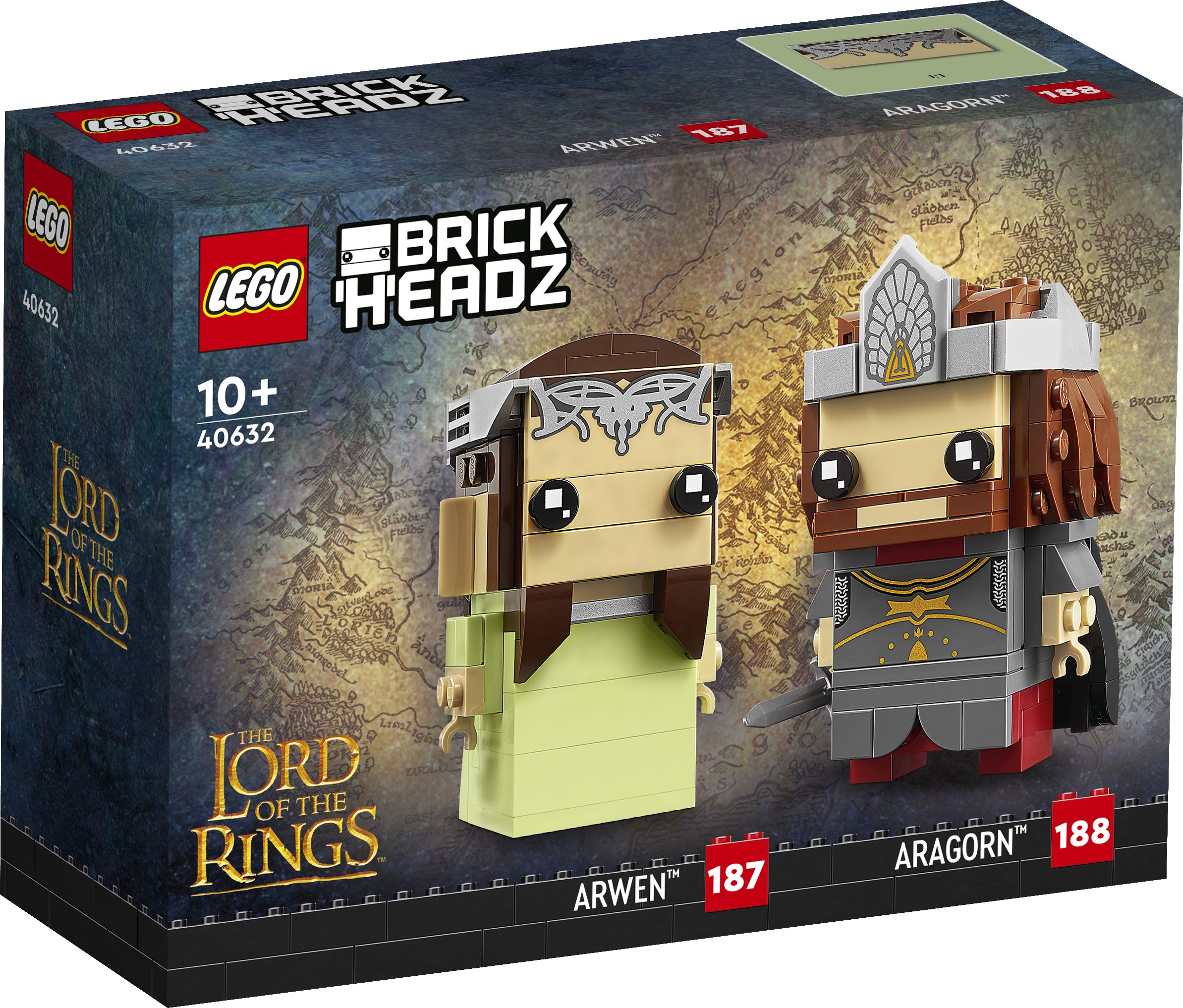 LEGO BrickHeadz 40632 Aragorn™ und Arwen™ LEGO_40632_Box1_v29.jpg