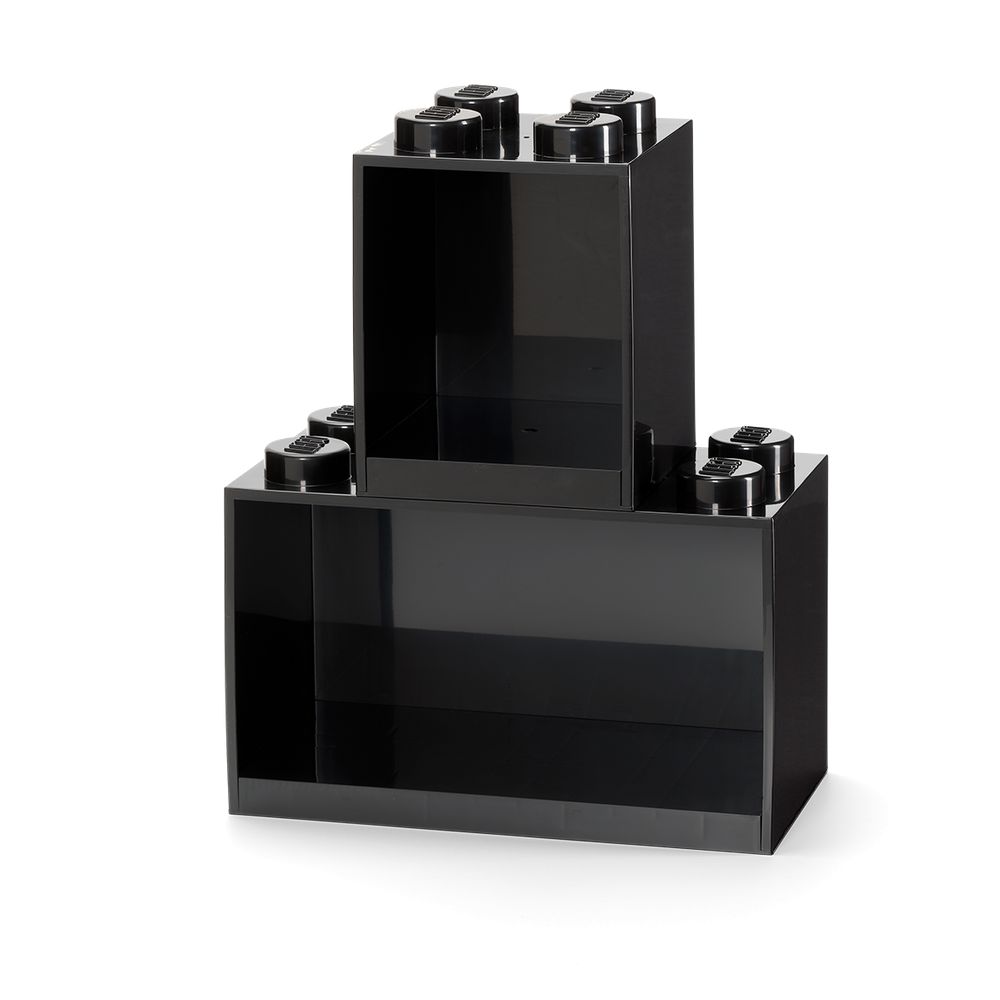 LEGO Gear 41171733 LEGO Wandregal Set, schwarz