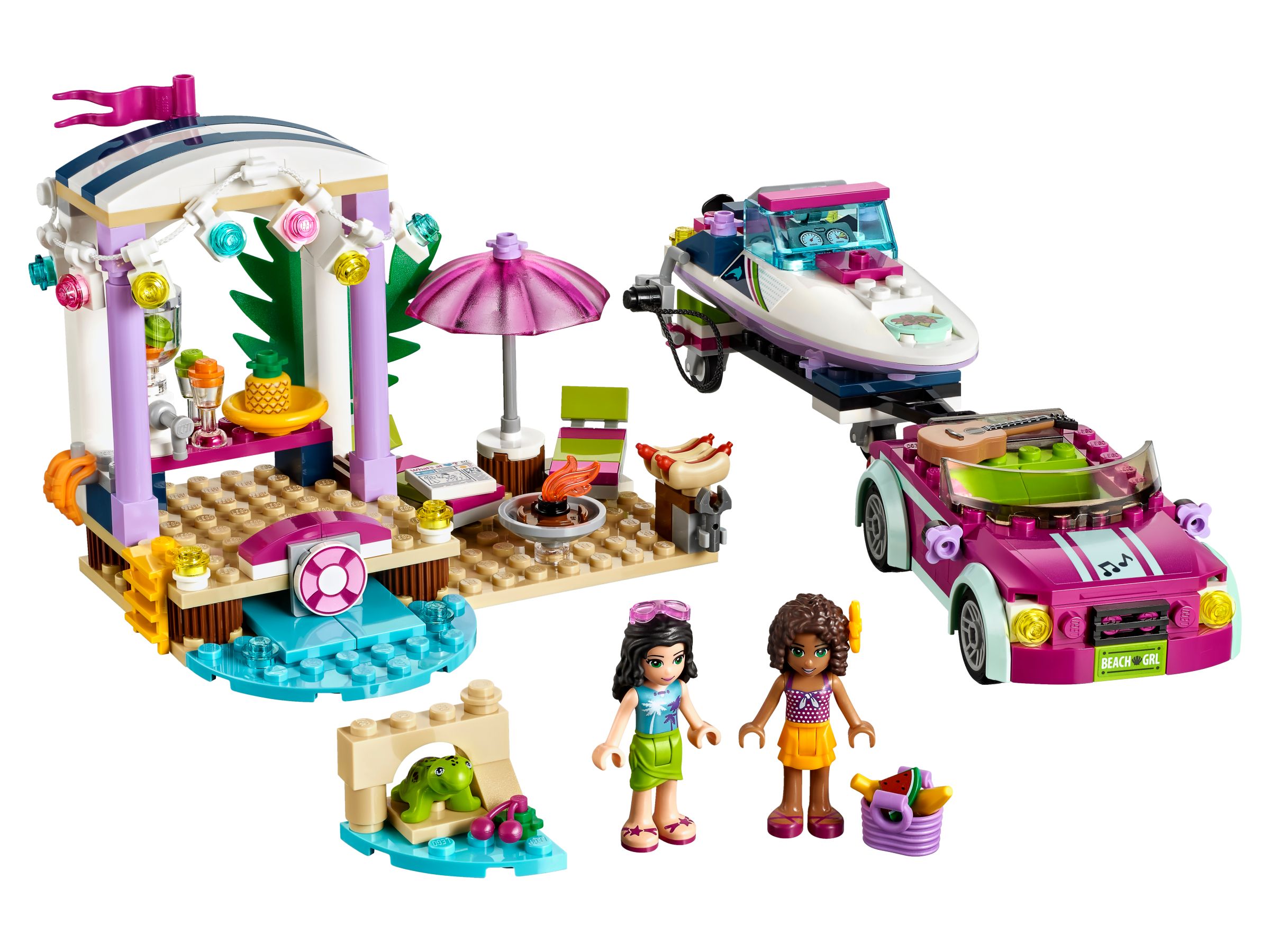 LEGO Friends 41316 Andreas Rennboot-Transporter