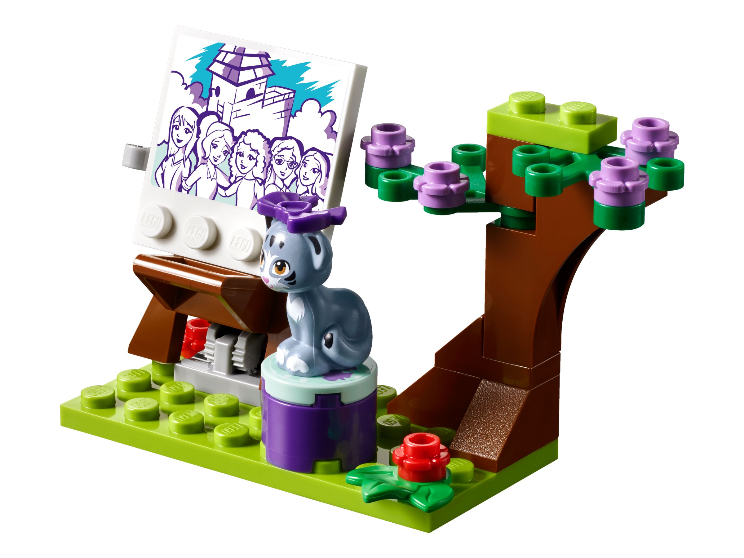 LEGO Friends 41332 Emmas rollender Kunst Kiosk Kinder Spielzeug für Mädchen ab 6 