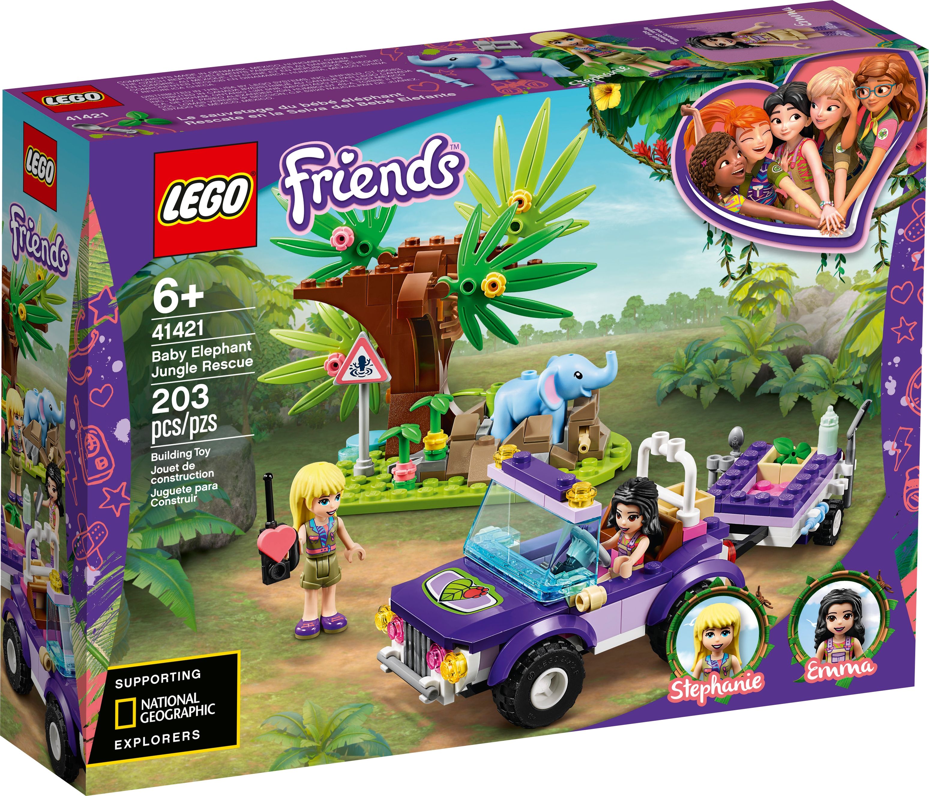 LEGO Friends 41421 Rettung des Elefantenbabys mit Transporter LEGO_41421_alt1.jpg