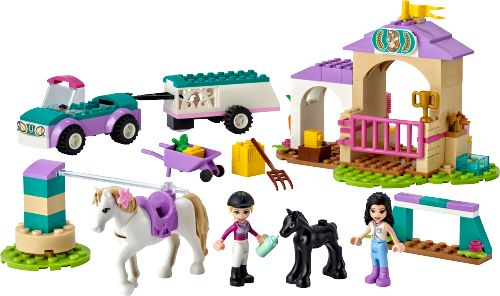 LEGO Friends 41441 Trainingskoppel und Pferdeanhänger