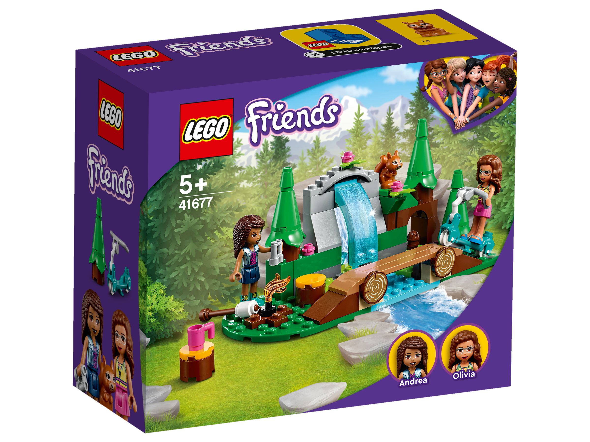 LEGO Friends 41677 Wasserfall im Wald LEGO_41677_box1_v29.jpg