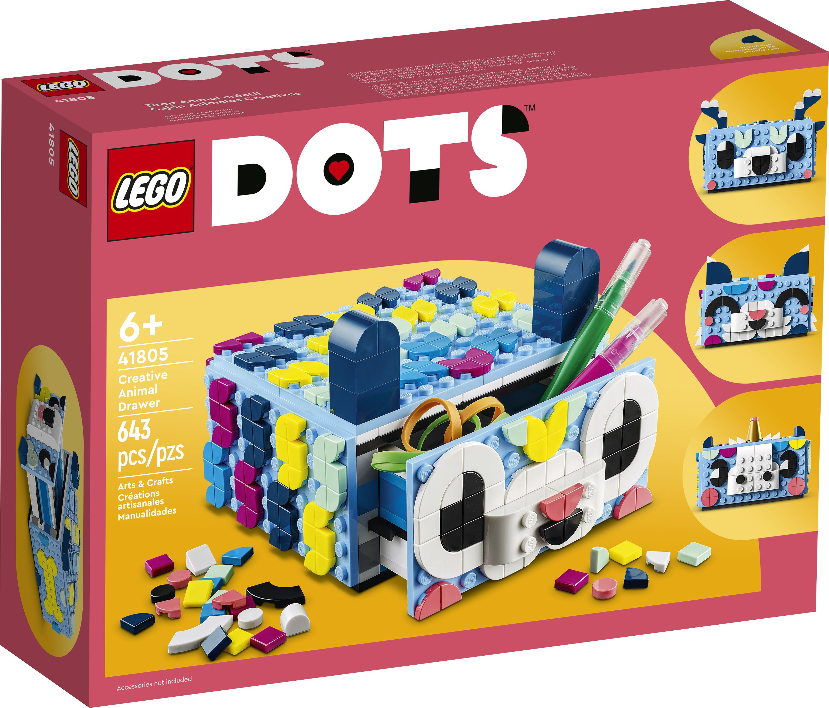LEGO Dots 41805 Tier-Kreativbox mit Schubfach LEGO_41805_Box1_v39.jpg