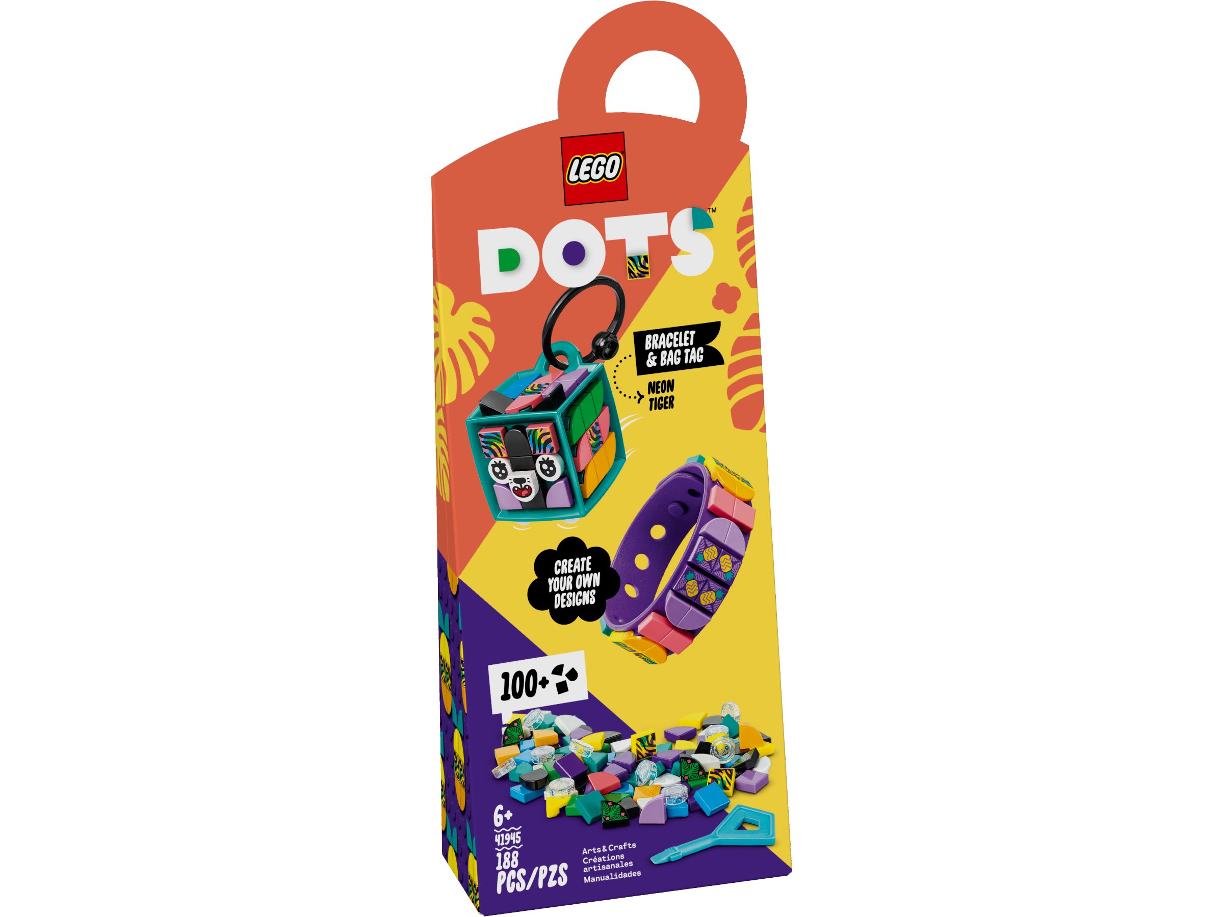 LEGO Dots 41945 Neon-Tiger Armband & Taschenanhänger LEGO_41945_alt1.jpg
