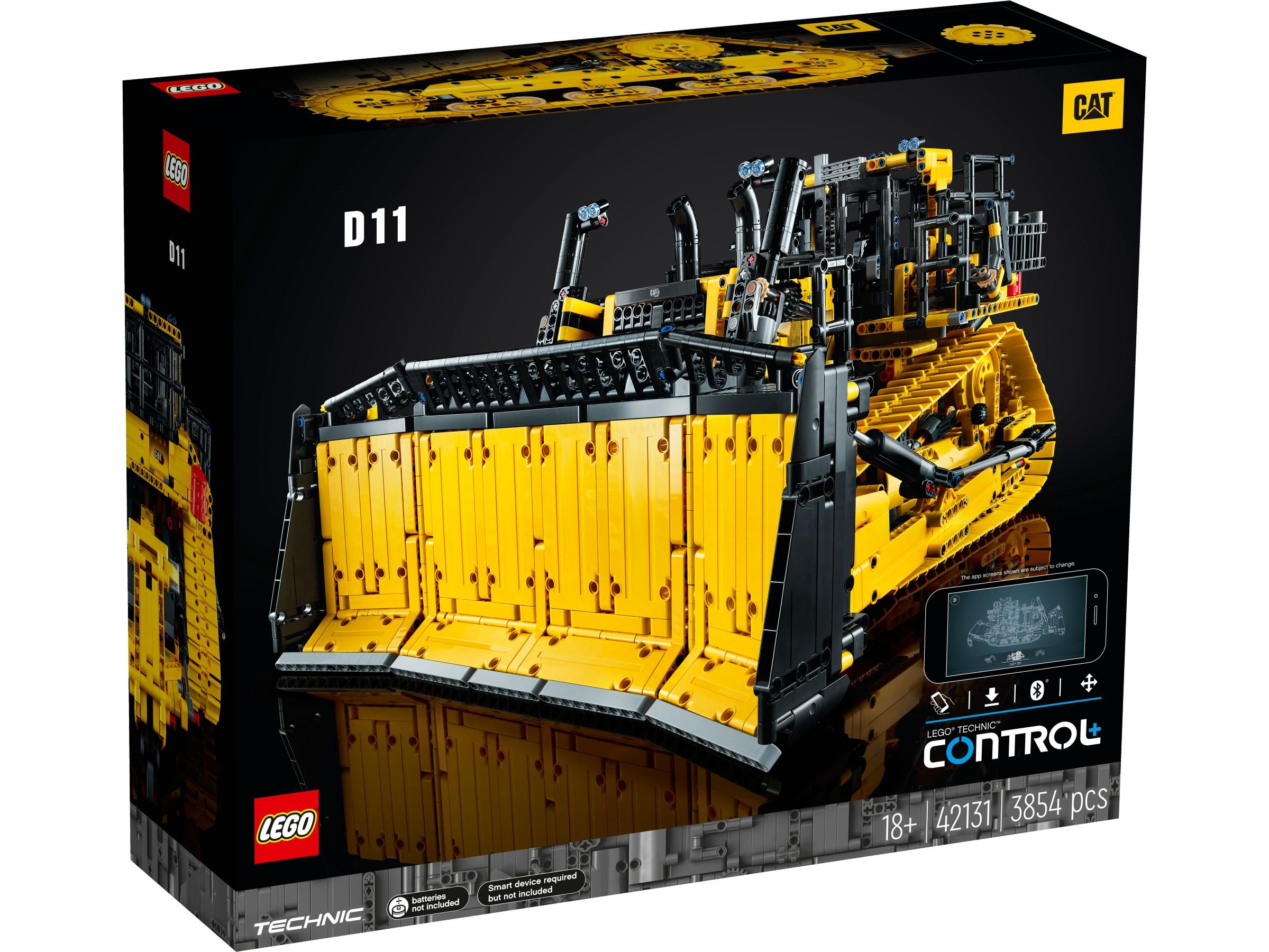 LEGO Technic 42131 Appgesteuerter Cat® D11 Bulldozer LEGO_42131_box1_v29.jpg