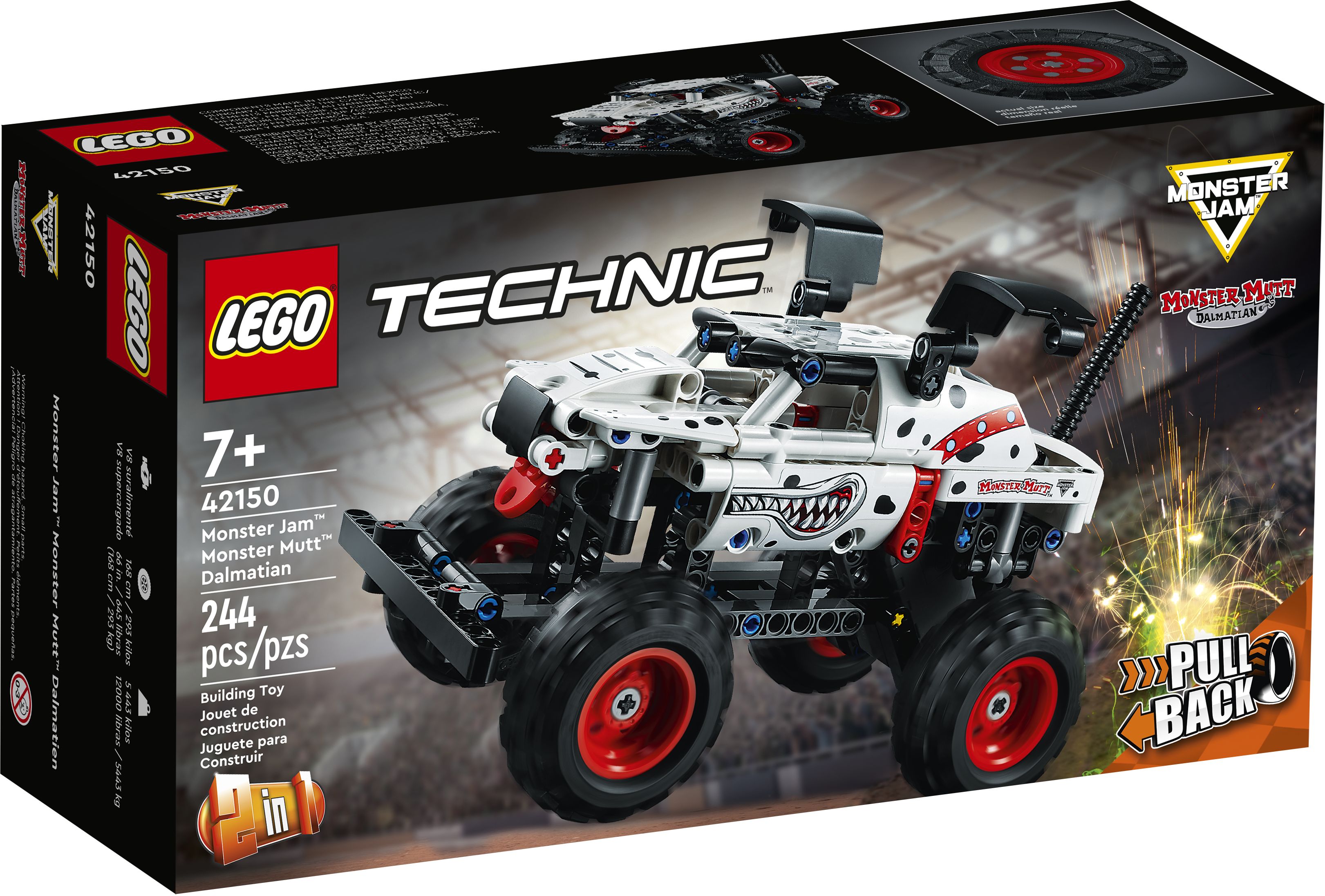 LEGO Technic 42150 Monster Jam™ Monster Mutt™ Dalmatian LEGO_42150_Box1_v39.jpg