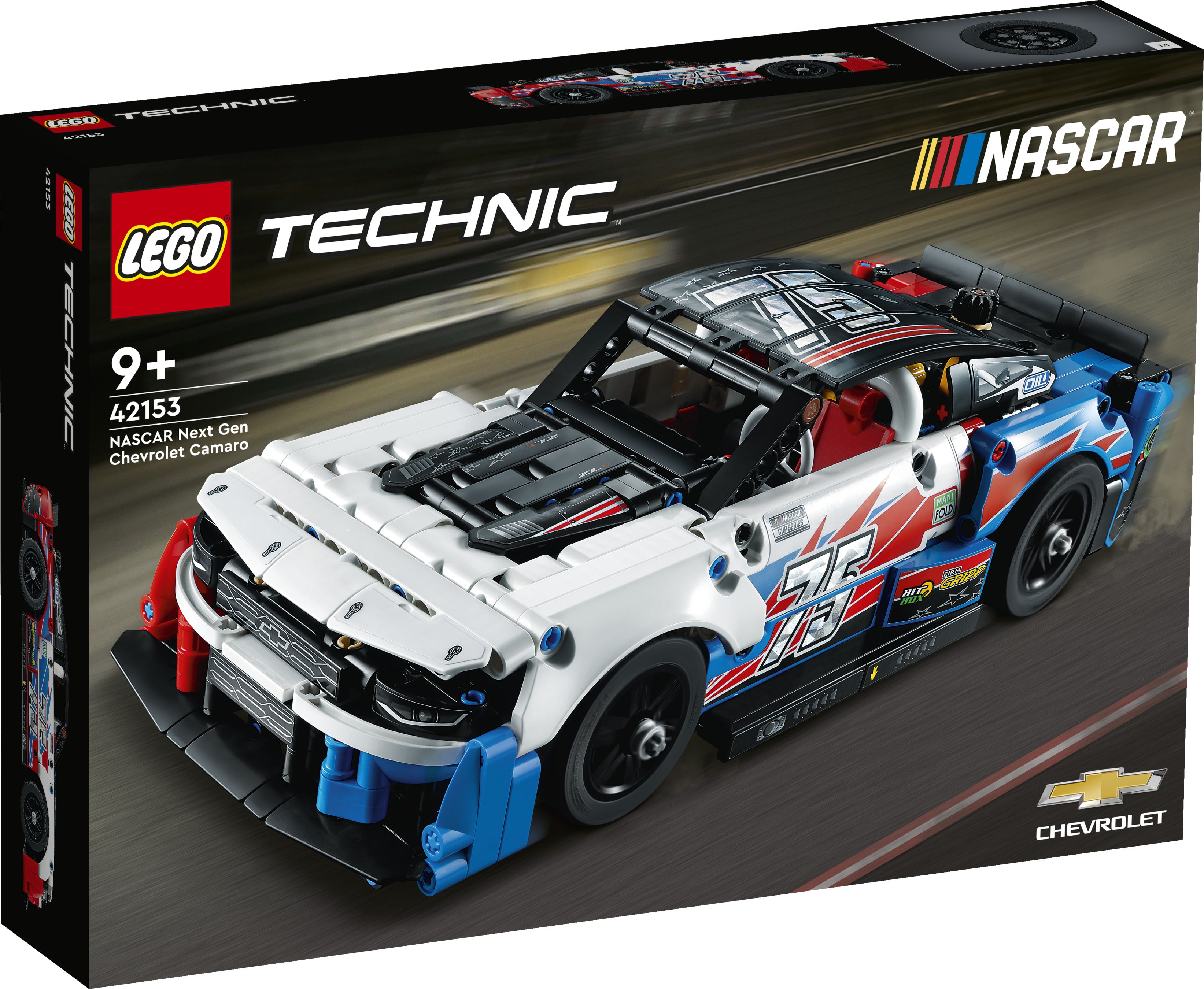 LEGO Technic 42153 NASCAR Next Gen Chevrolet Camaro ZL1 LEGO_42153_Box1_v29.jpg