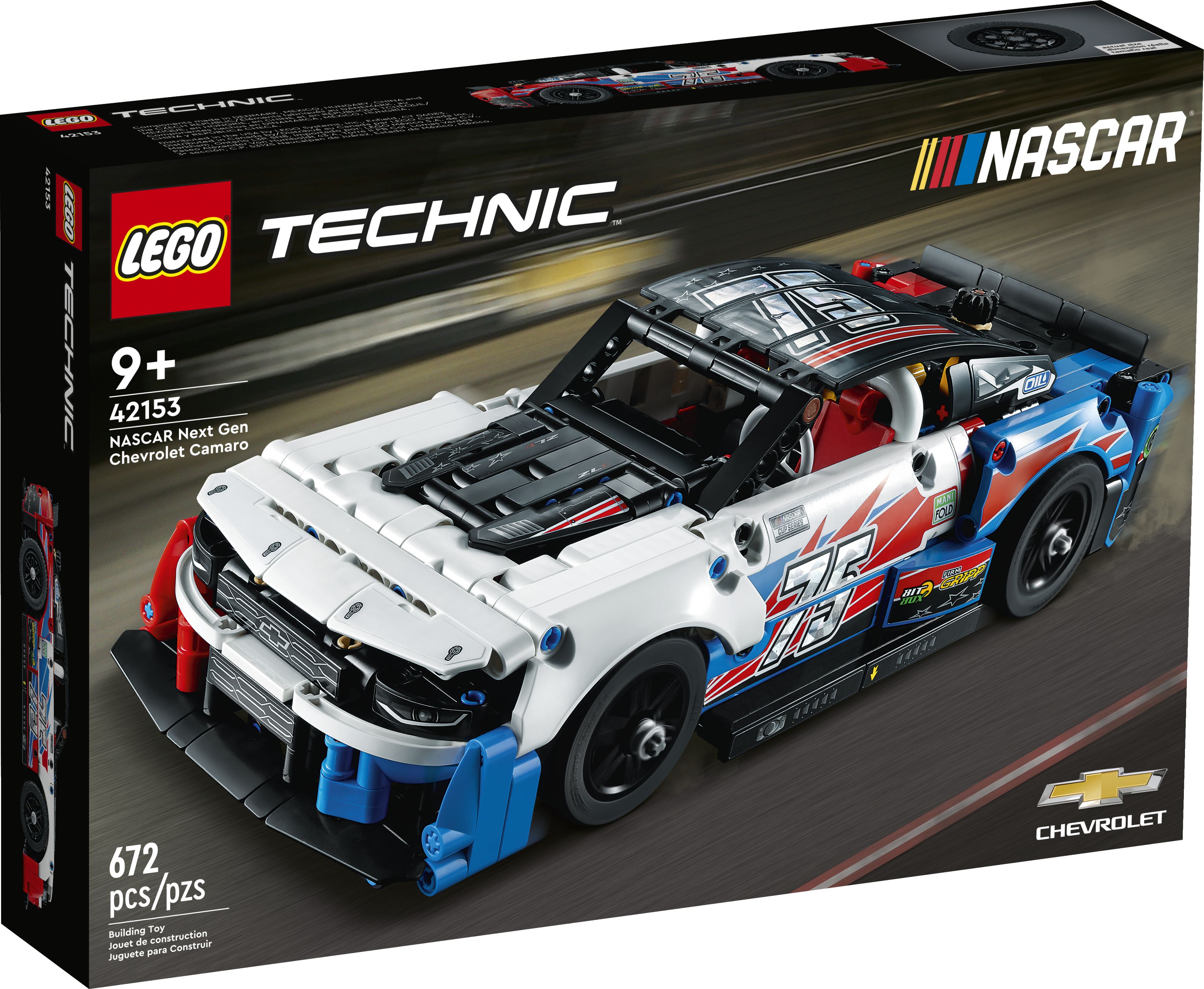 LEGO Technic 42153 NASCAR Next Gen Chevrolet Camaro ZL1 LEGO_42153_Box1_v39.jpg