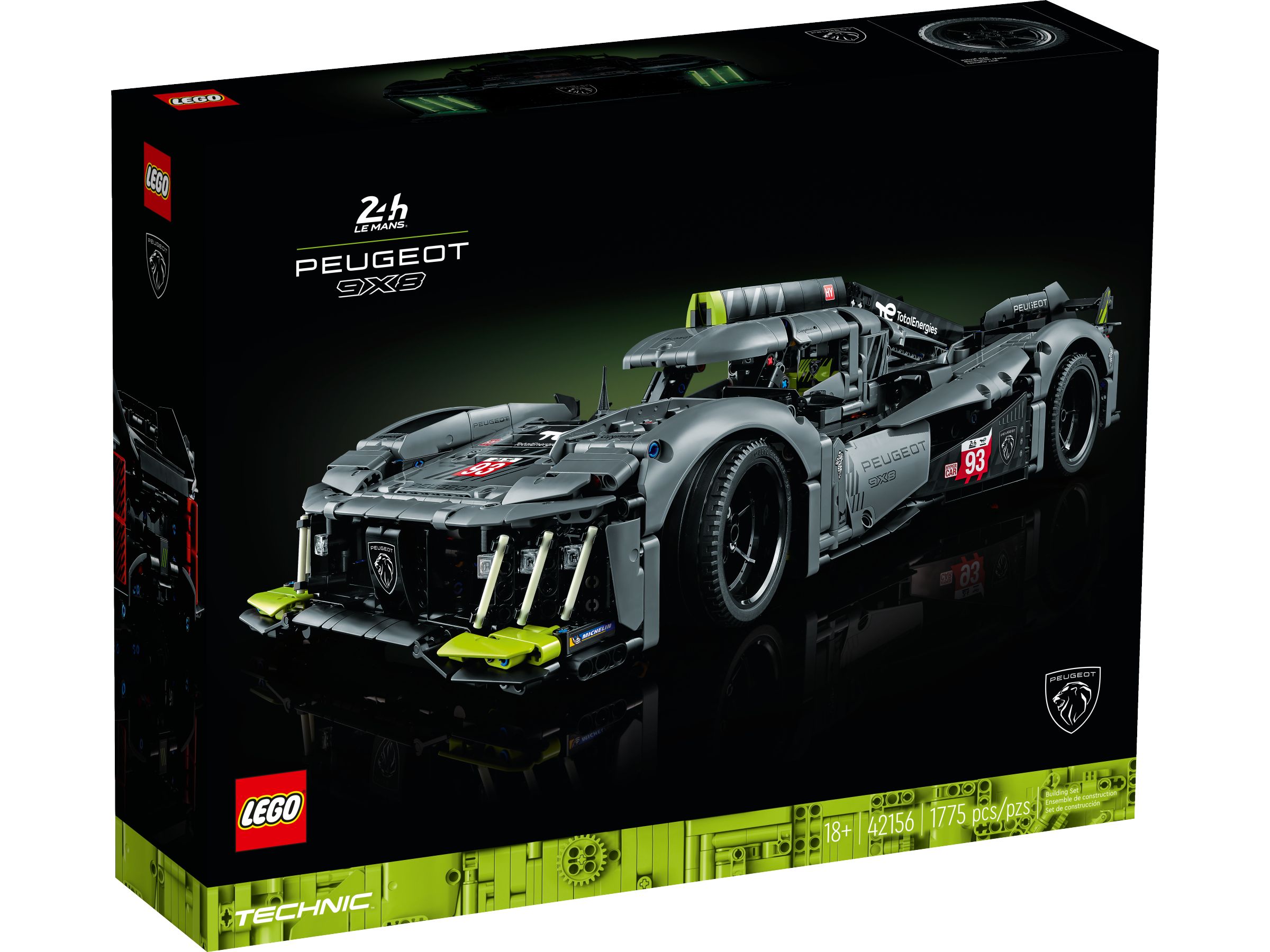 LEGO Technic 42156 PEUGEOT 9X8 24H Le Mans Hybrid Hypercar LEGO_42156_Box1_V39.jpg