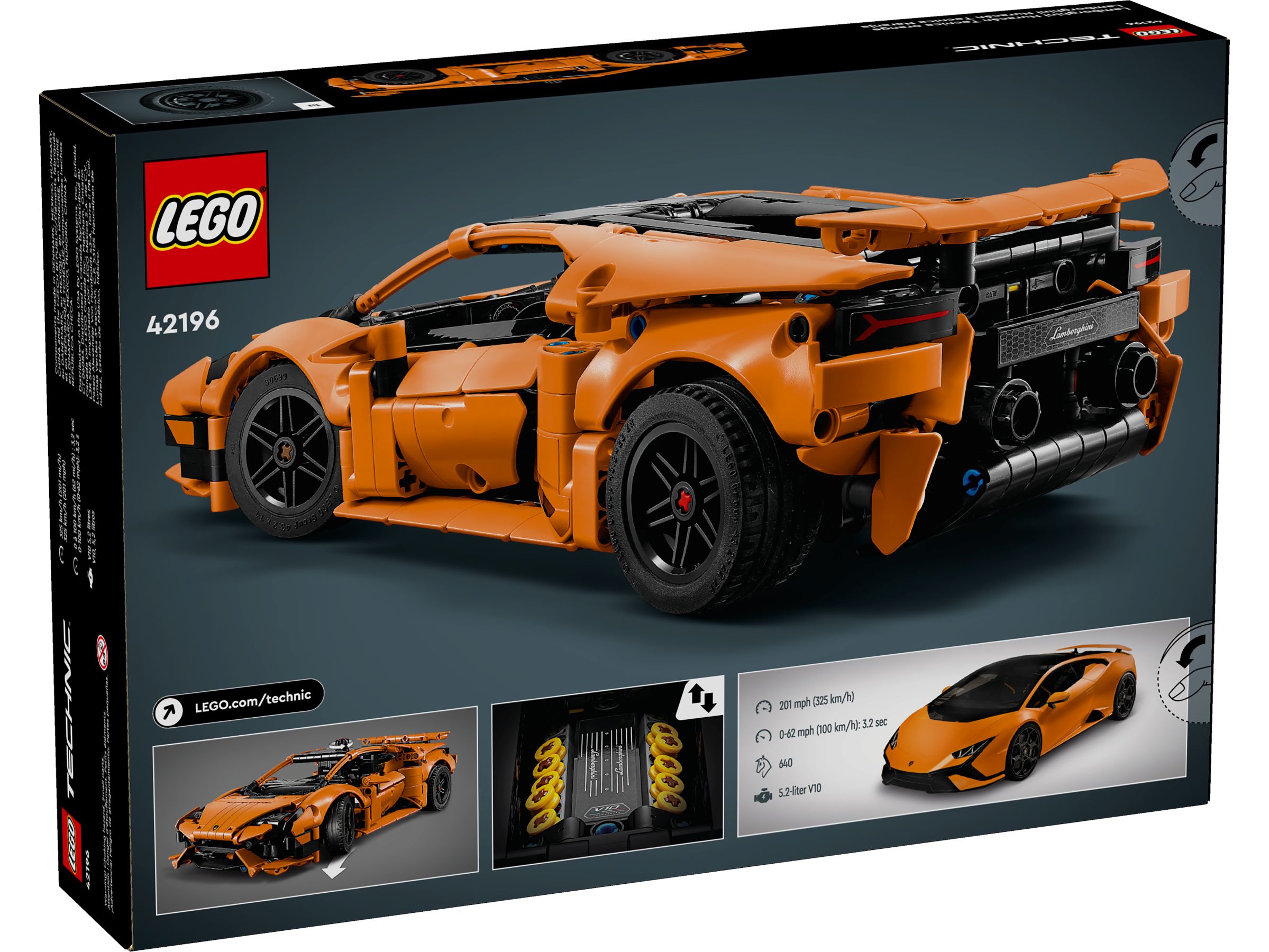 LEGO Technic 42196 Lamborghini Huracán Tecnica Orange LEGO_42196_alt6.jpg