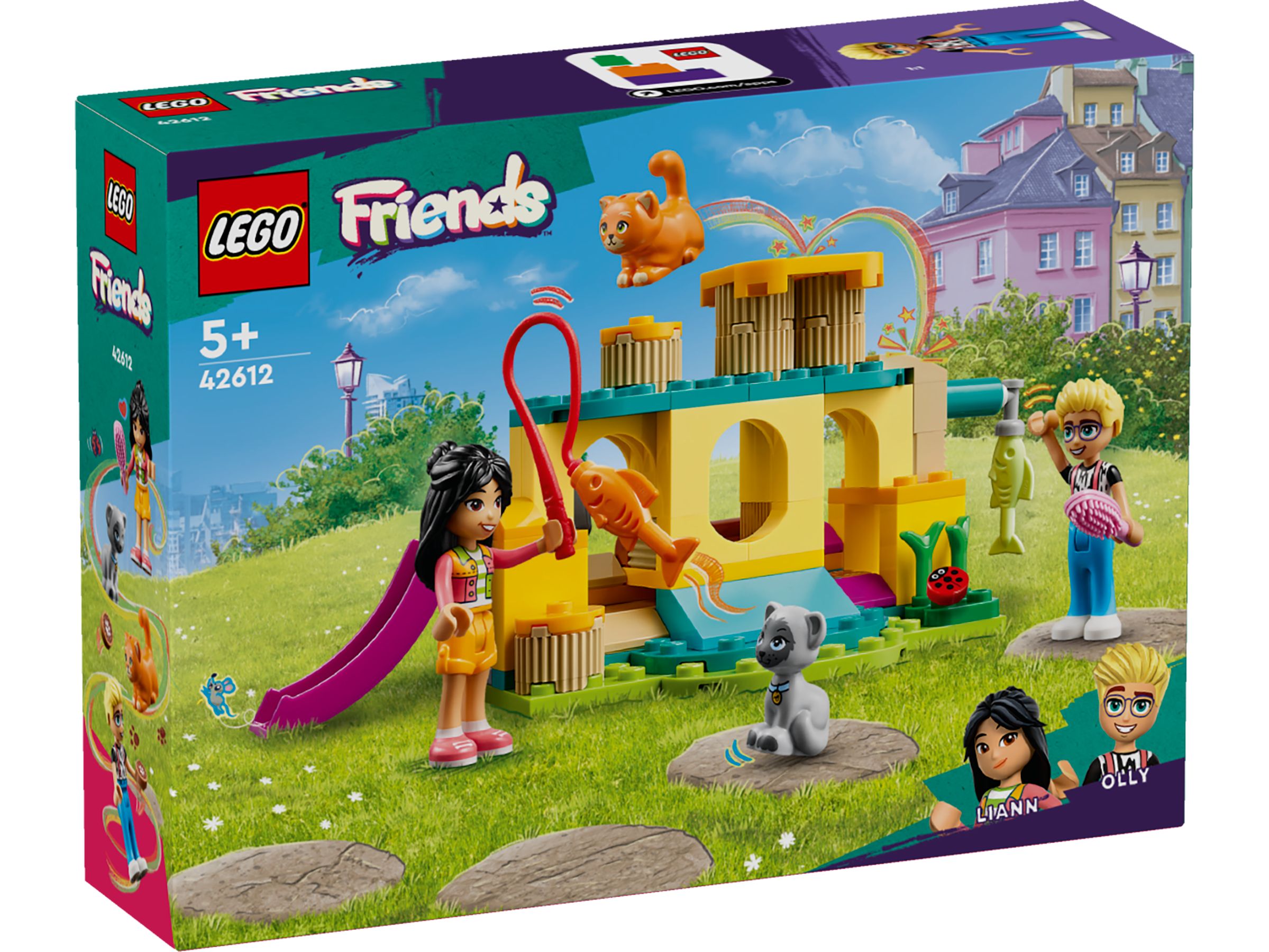 LEGO Friends 42612 Abenteuer auf dem Katzenspielplatz LEGO_42612_box1_v29.jpg