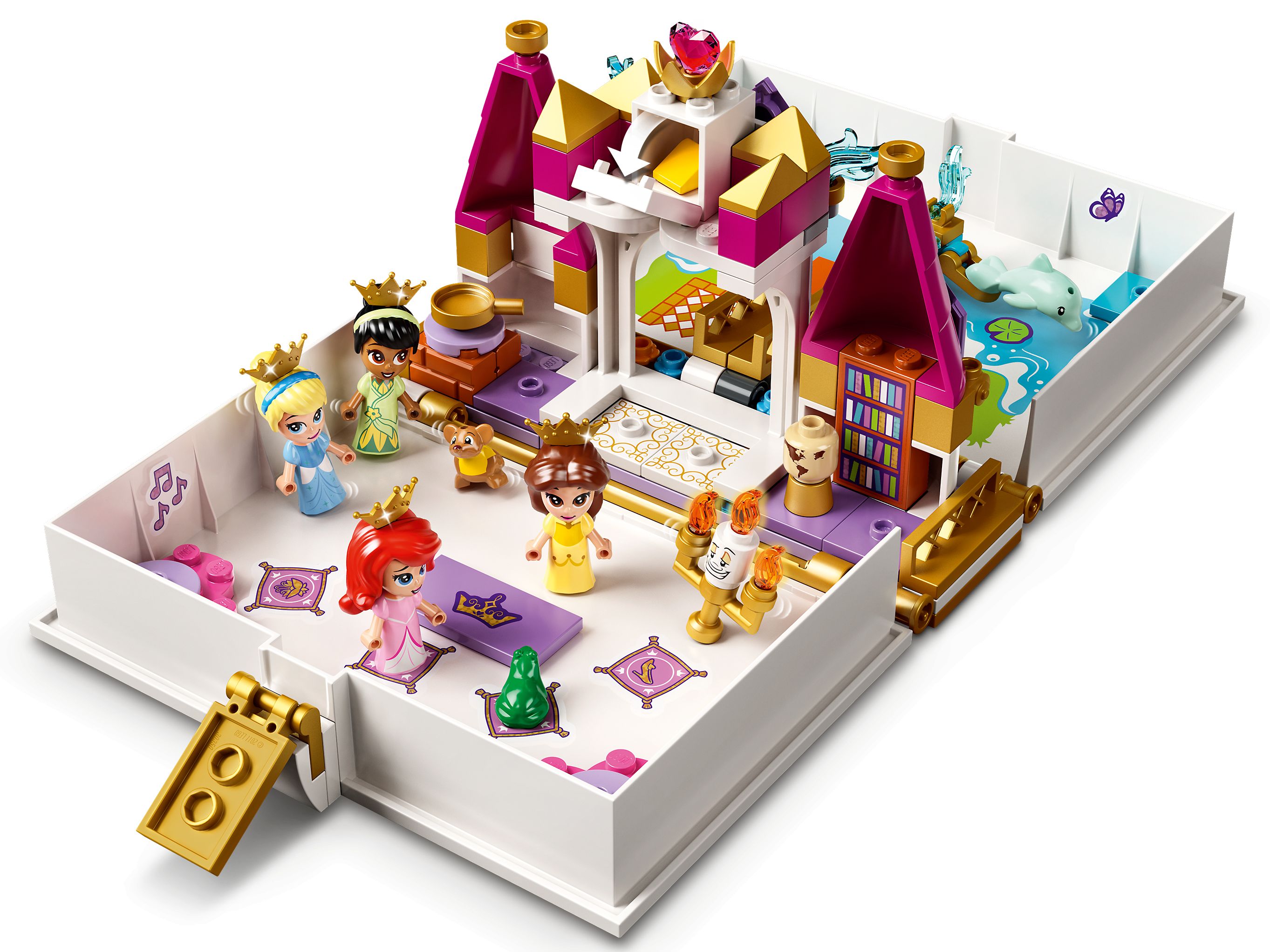 LEGO Disney 43193 Märchenbuch Abenteuer mit Arielle, Belle, Cinderella und Tiana LEGO_43193_alt5.jpg