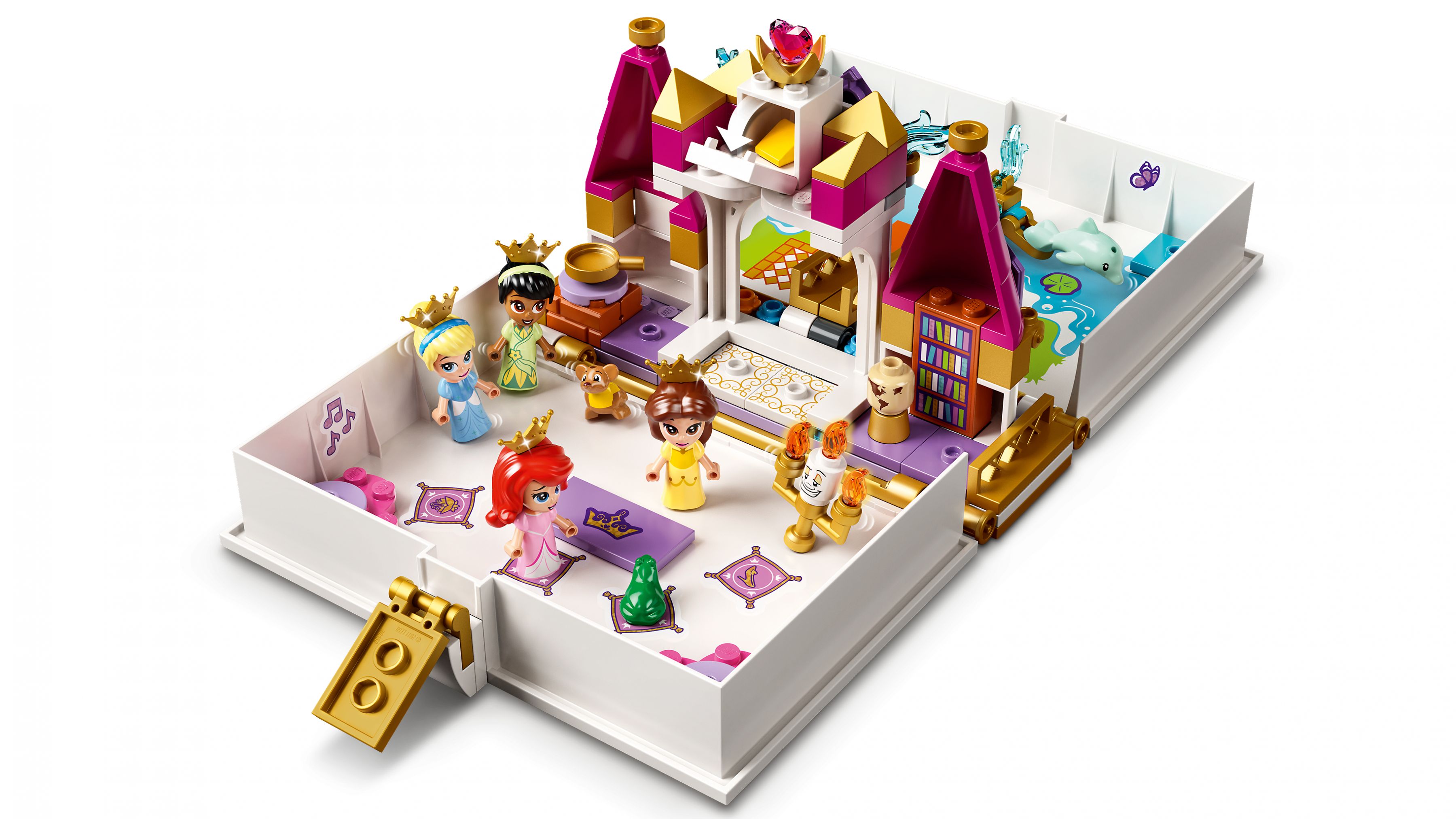 LEGO Disney 43193 Märchenbuch Abenteuer mit Arielle, Belle, Cinderella und Tiana LEGO_43193_web_sec03_nobg.jpg