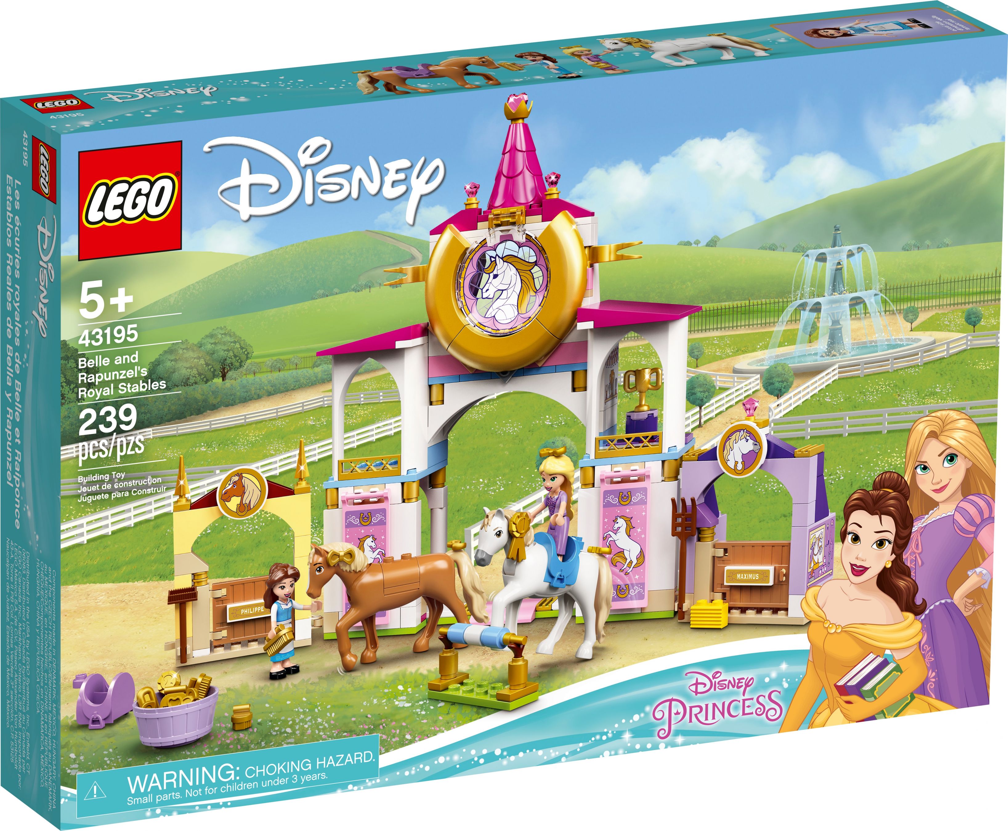 LEGO Disney 43195 Belles und Rapunzels königliche Ställe LEGO_43195_box1_v39.jpg