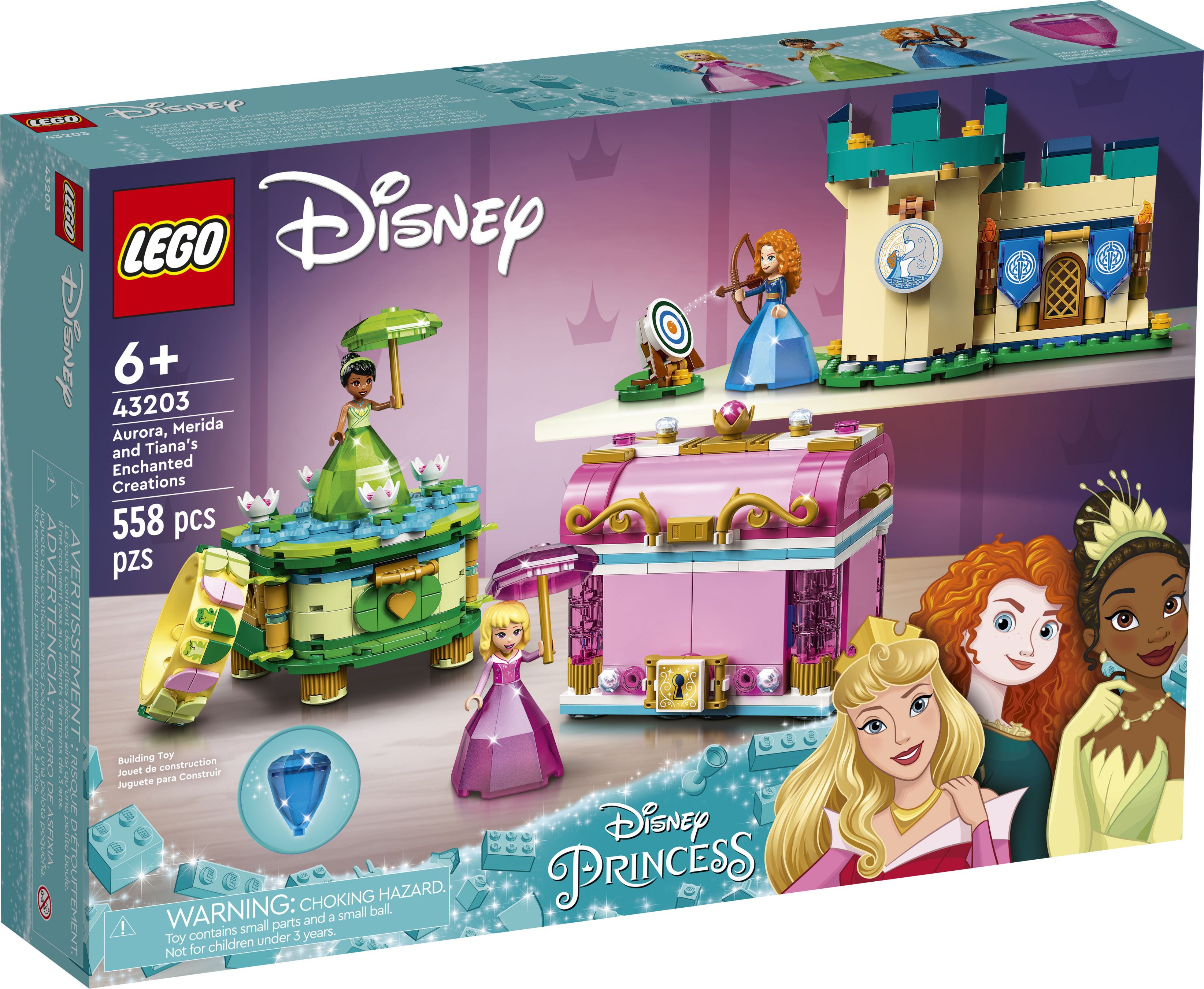 LEGO Disney 43203 Auroras, Meridas und Tianas Zauberwerke LEGO_43203_Box1_v39.jpg