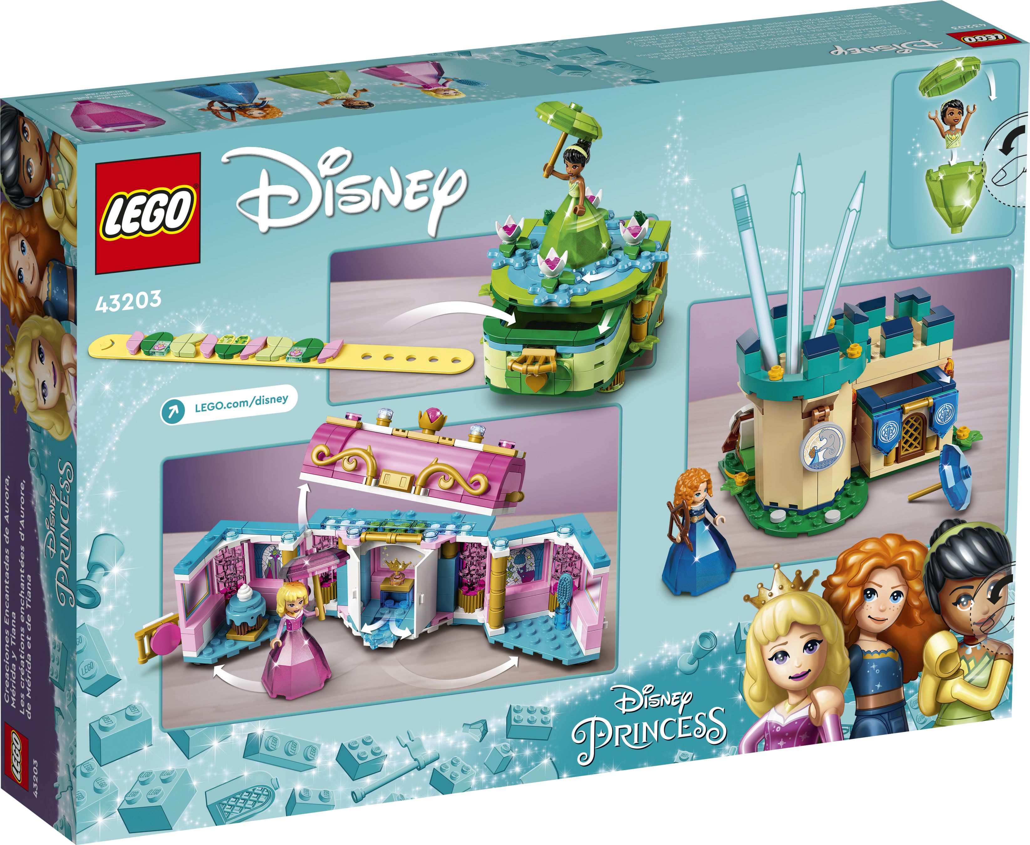 LEGO Disney 43203 Auroras, Meridas und Tianas Zauberwerke LEGO_43203_Box5_v39.jpg
