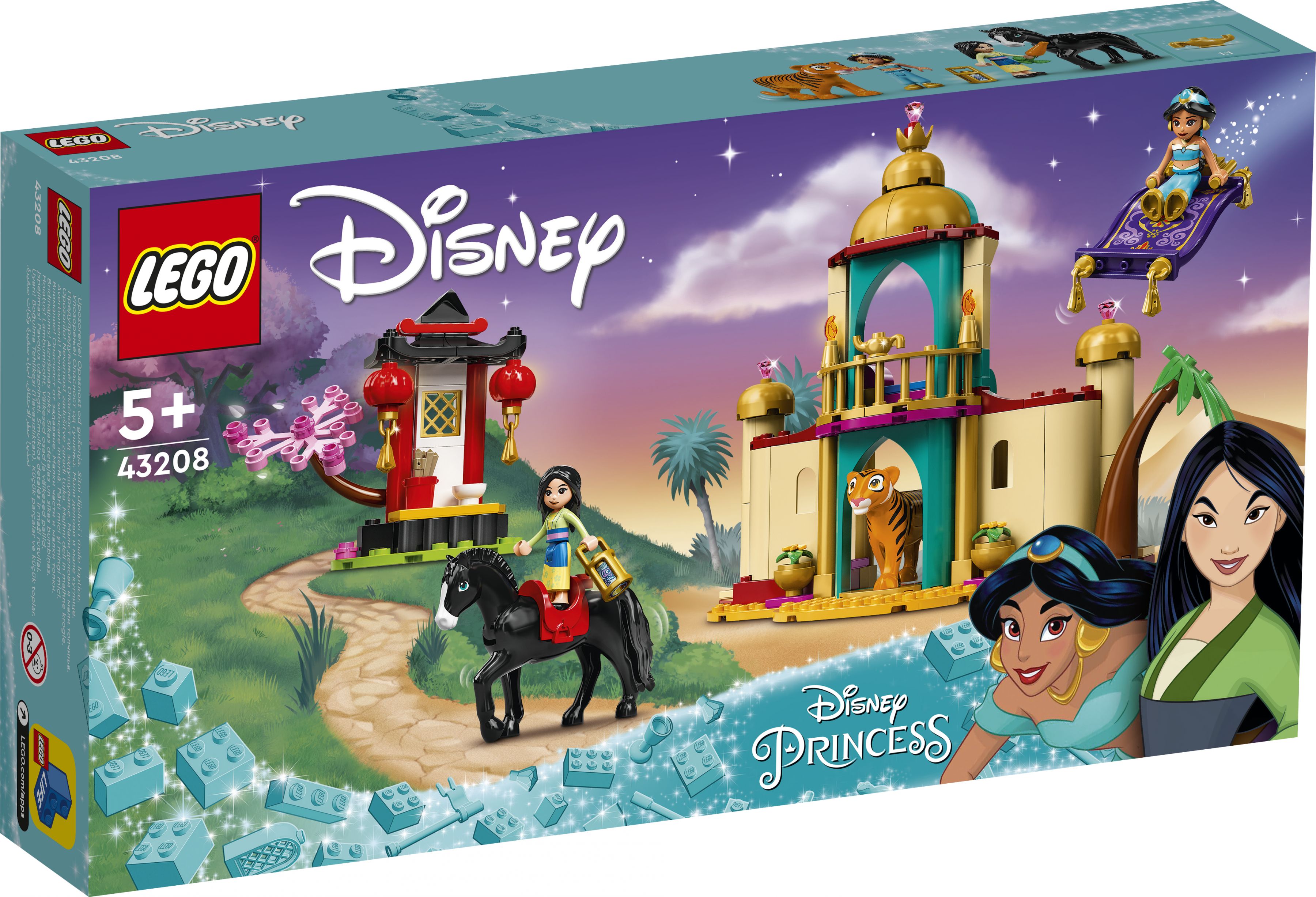 LEGO Disney 43208 Jasmins und Mulans Abenteuer LEGO_43208_Box1_v29.jpg