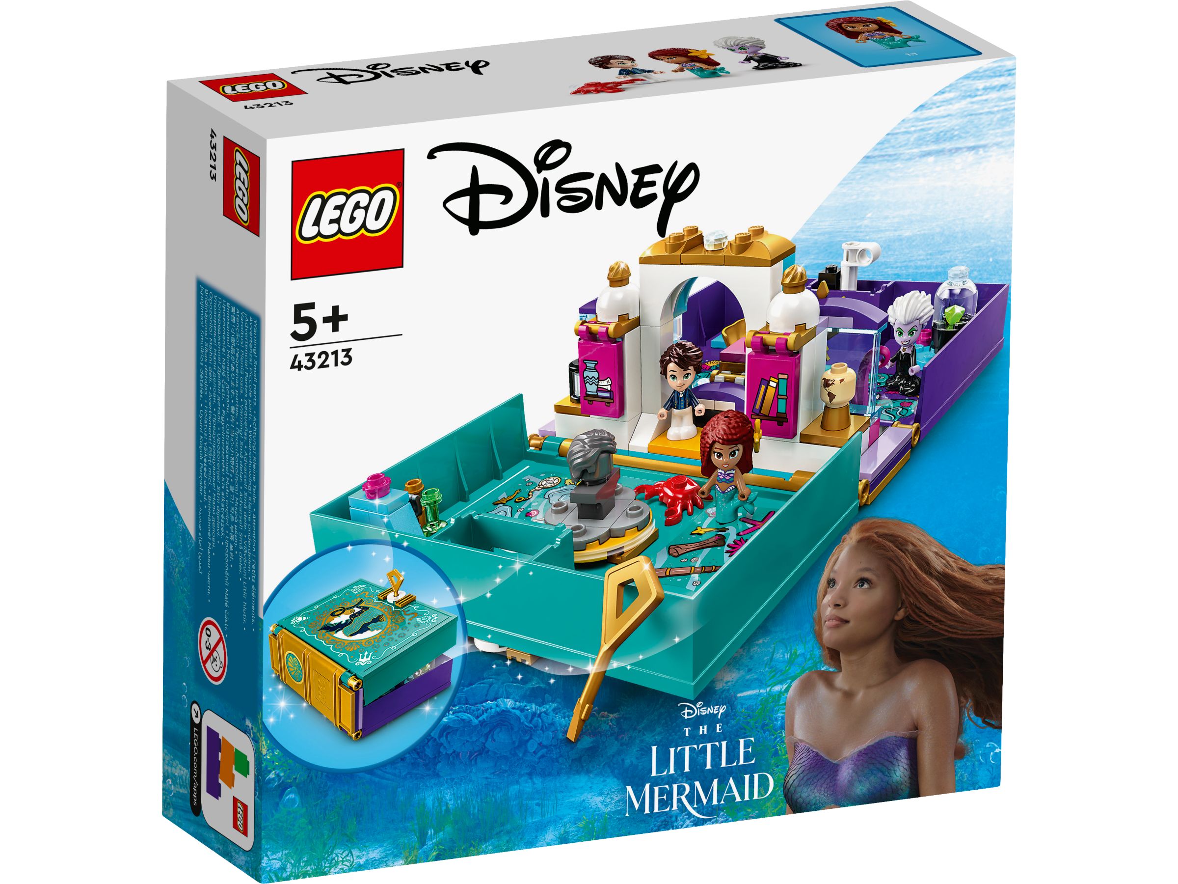 LEGO Disney 43213 Die kleine Meerjungfrau – Märchenbuch LEGO_43213_Box1_v29.jpg