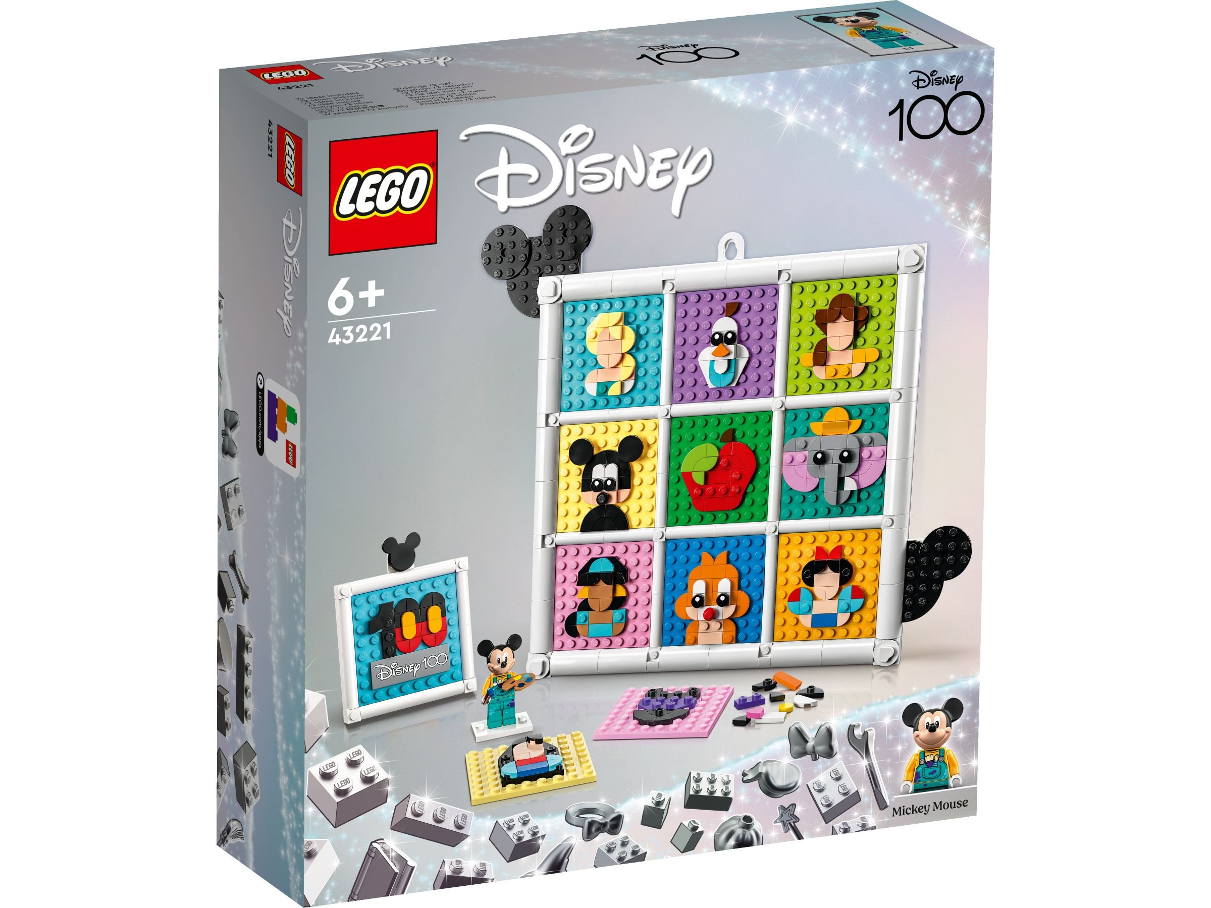 LEGO Disney 43221 100 Jahre Disney Zeichentrickikonen LEGO_43221_Box1_v29.jpg