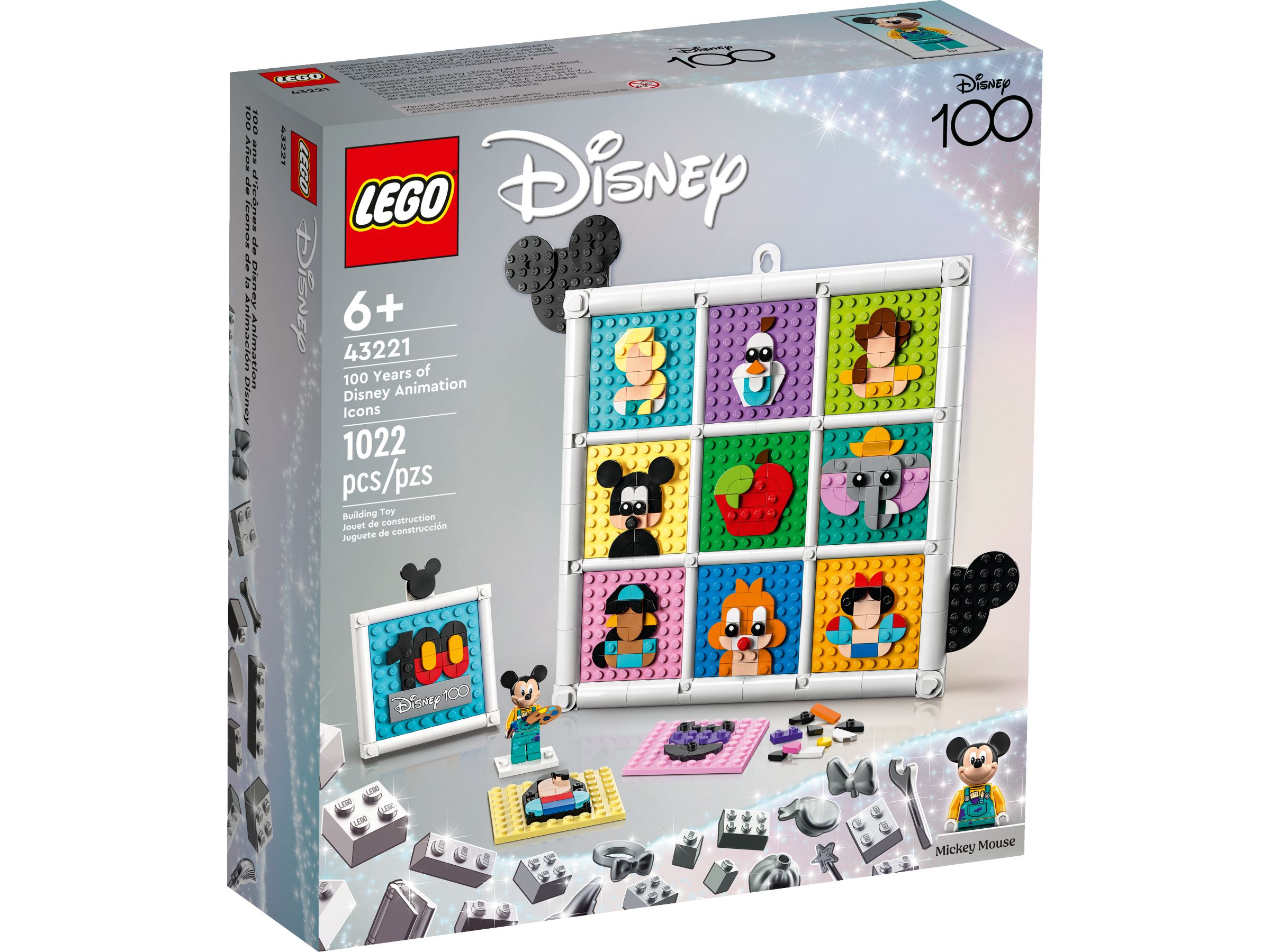 LEGO Disney 43221 100 Jahre Disney Zeichentrickikonen LEGO_43221_Box1_v39.jpg