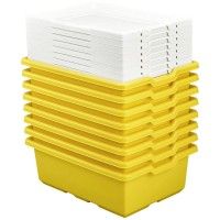 LEGO Education 45496 Mittelgroße Aufbewahrungsbox, gelb (8 Stück)