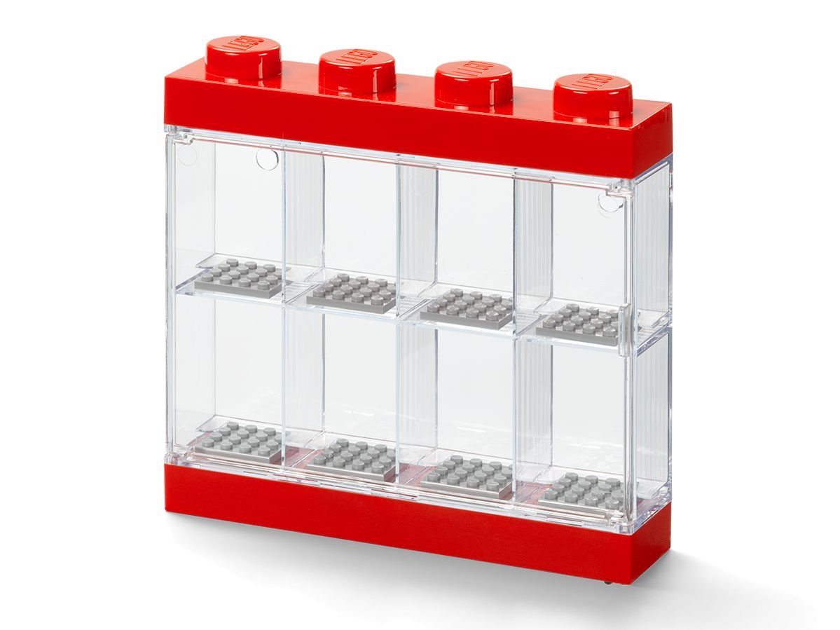 LEGO Gear 5006151 Schaukasten für 8 Minifiguren in Rot