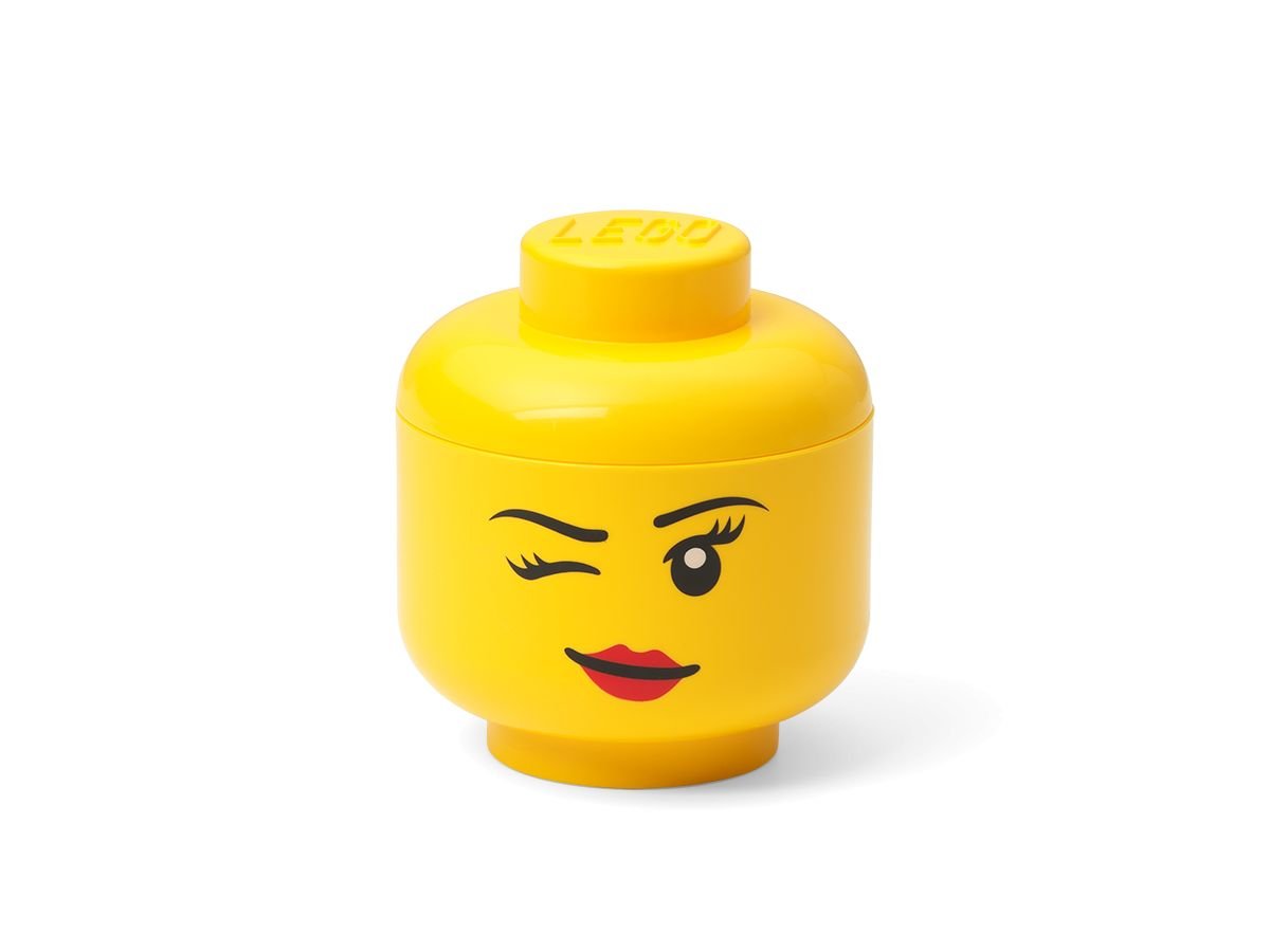 LEGO Gear 5006211 LEGO® Zwinkerkopf – Mini-Aufbewahrungsbox