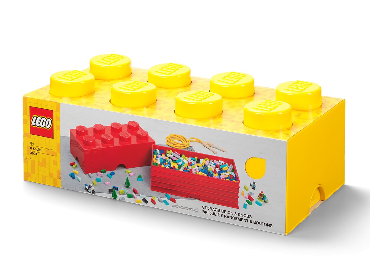 LEGO Gear 5006916 Aufbewahrungsstein mit 8 Noppen in Gelb LEGO_5006916_alt1.jpg