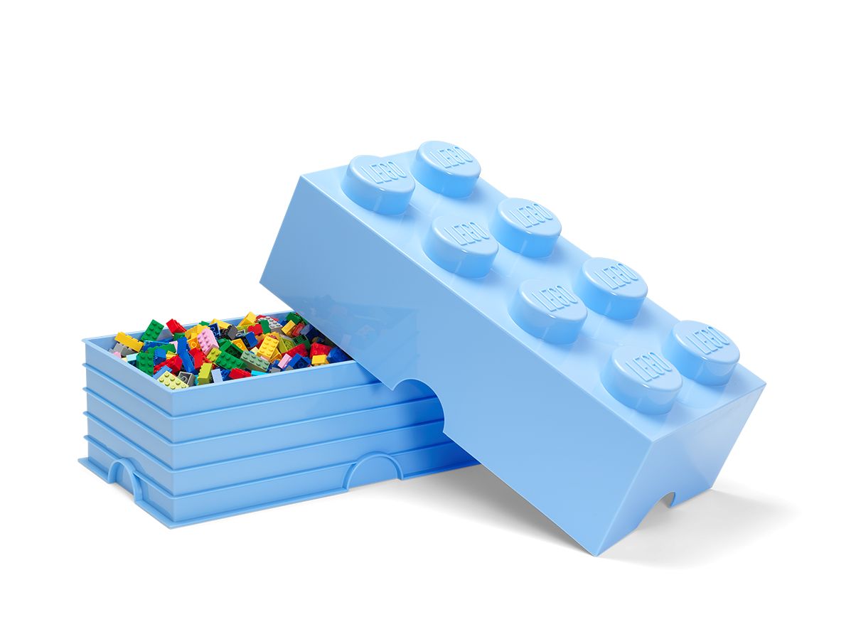 LEGO Gear 5006918 Aufbewahrungsstein mit 8 Noppen in Hellblau LEGO_5006918_alt3.jpg