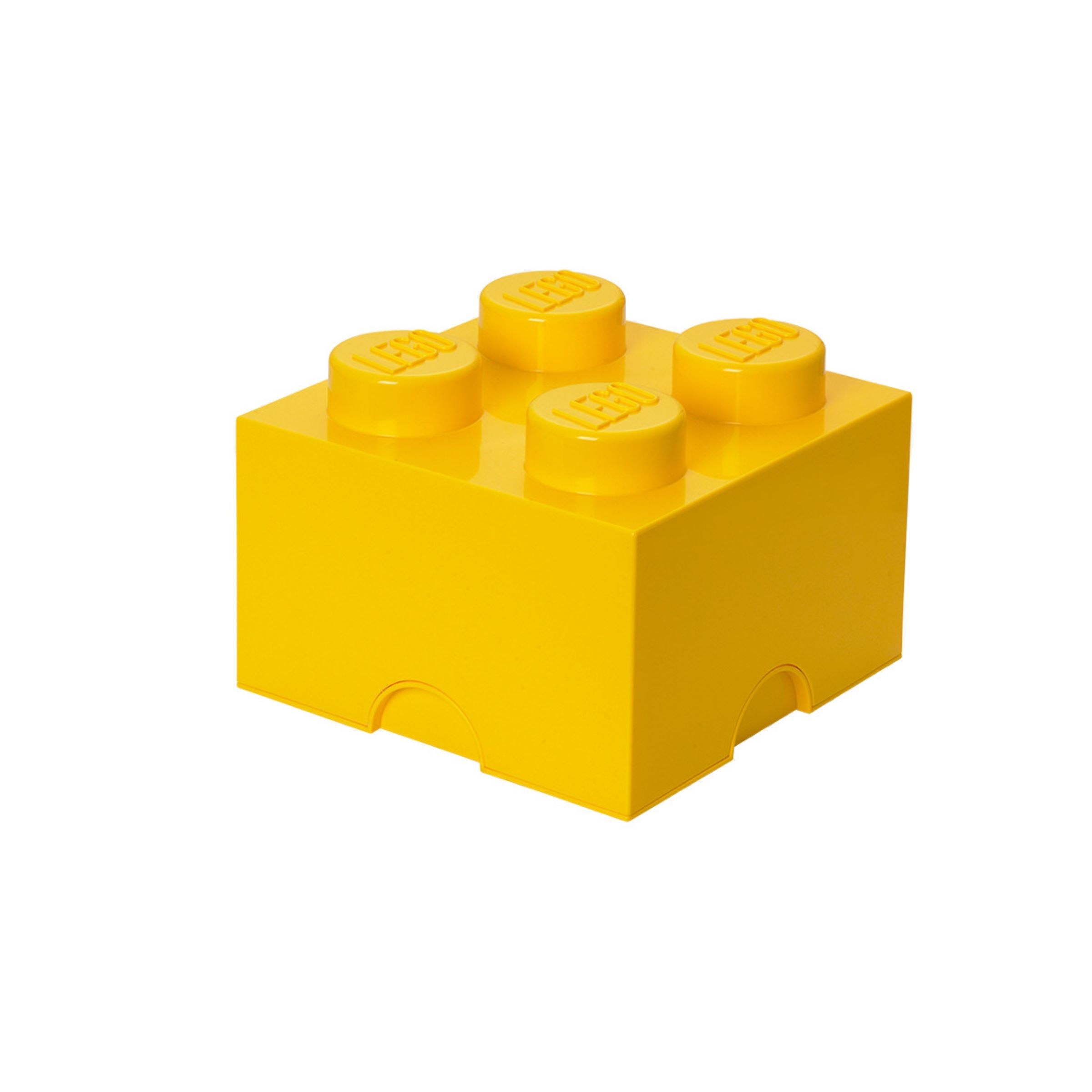 LEGO Gear 5007128 Aufbewahrungsstein mit 4 Noppen in Gelb