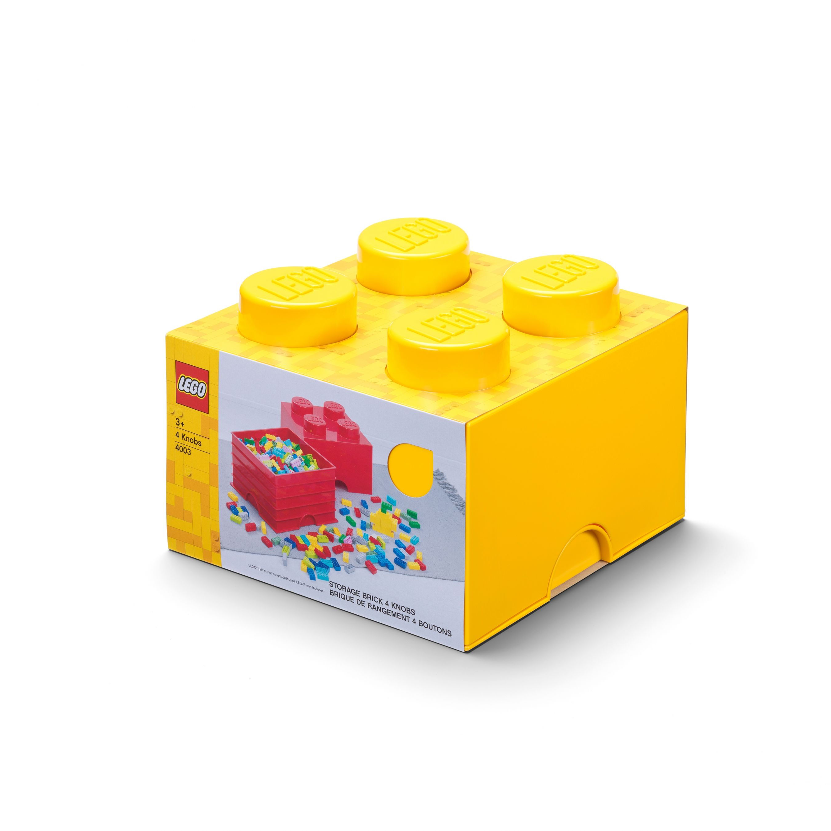 LEGO Gear 5007128 Aufbewahrungsstein mit 4 Noppen in Gelb LEGO_5007128_alt1.jpg