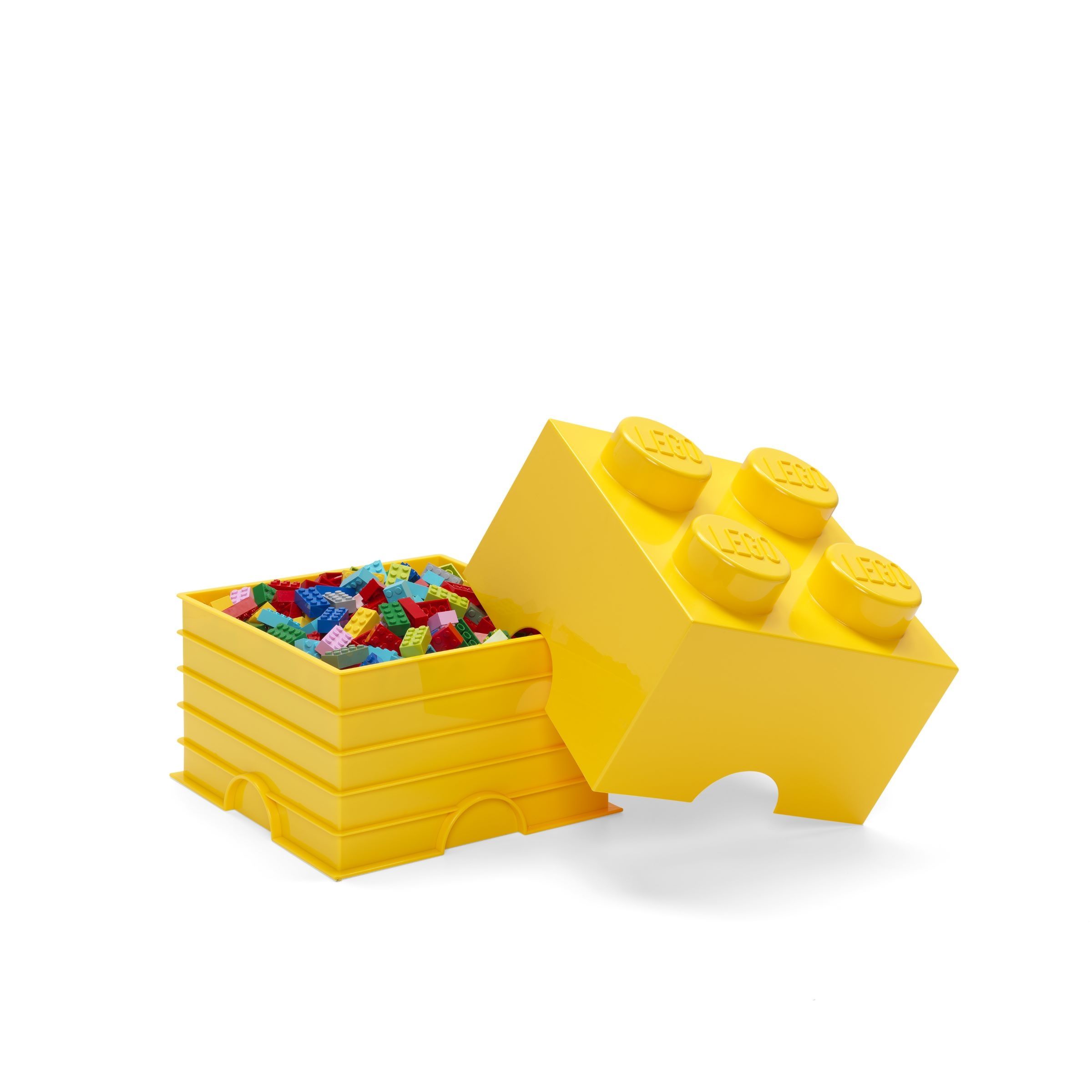 LEGO Gear 5007128 Aufbewahrungsstein mit 4 Noppen in Gelb LEGO_5007128_alt2.jpg