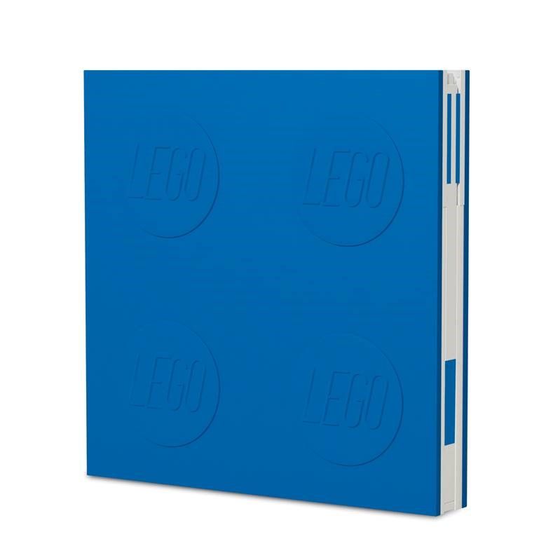 LEGO Gear 5007237 Verschließbares Notizbuch mit Gelschreiber in Blau