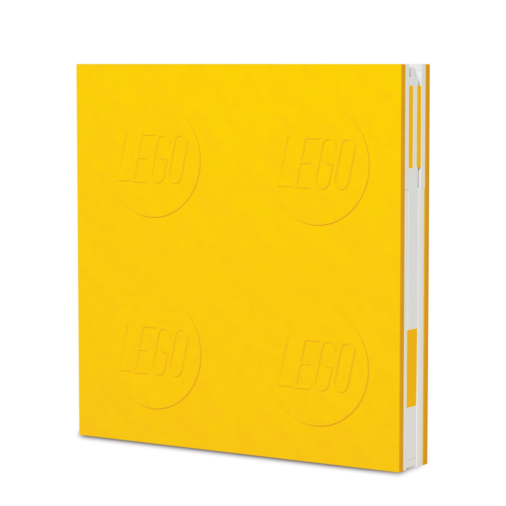 LEGO Gear 5007241 Verschließbares Notizbuch mit Gelschreiber in Gelb