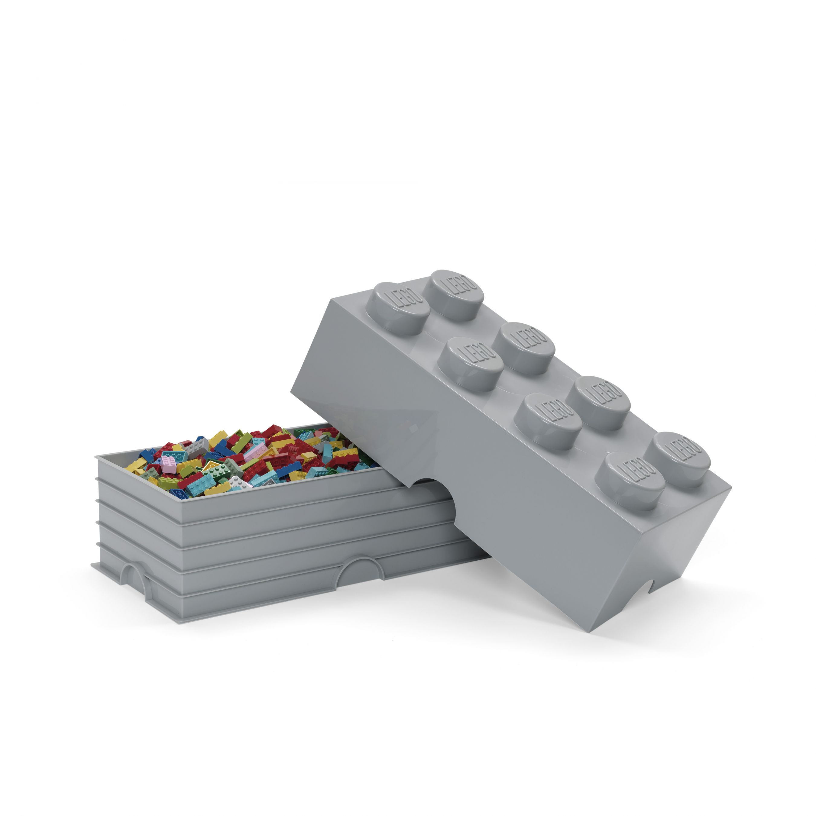 LEGO Gear 5007268 Aufbewahrungsstein mit 8 Noppen in Steingrau LEGO_5007268_alt2.jpg