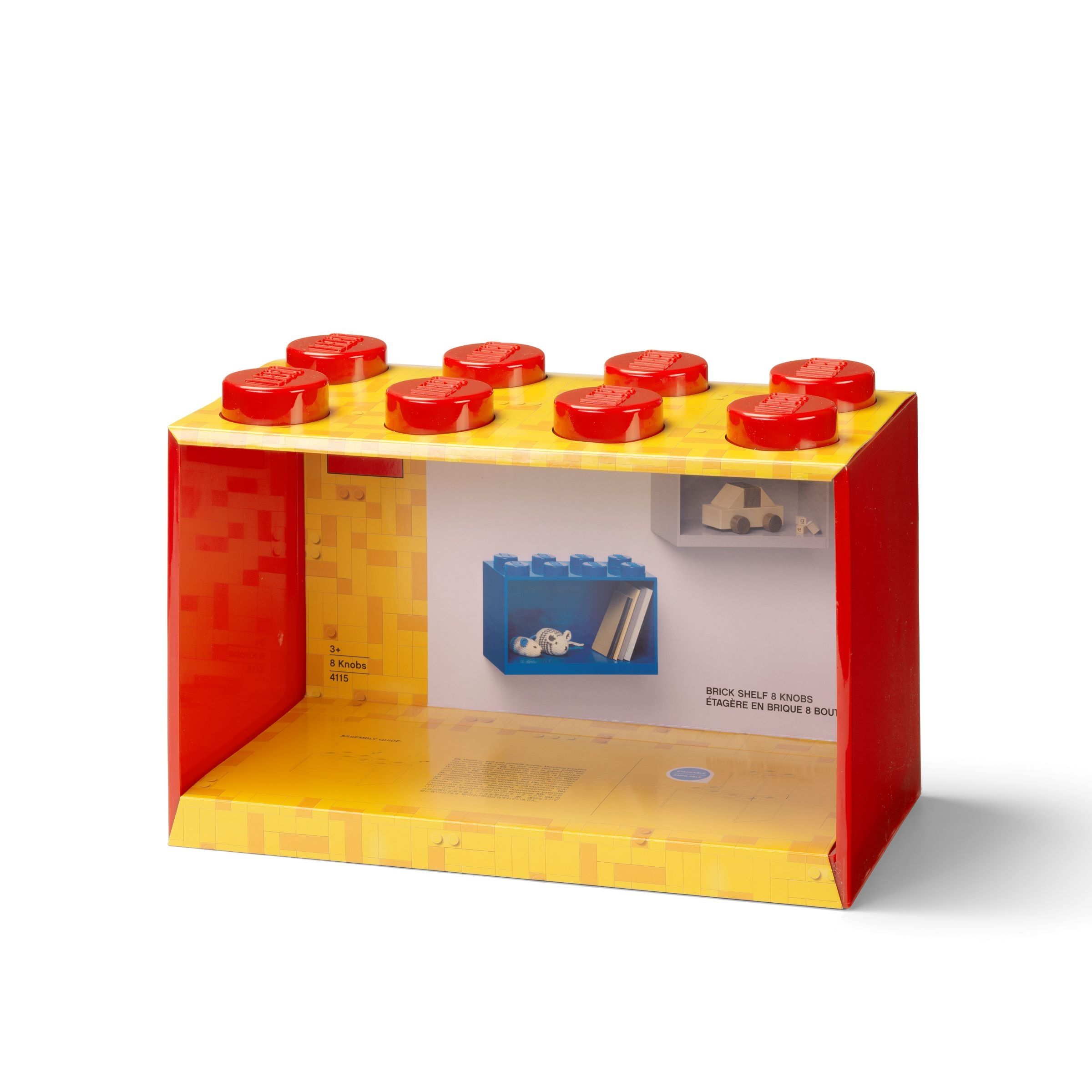 LEGO Gear 5007284 Steinregal mit 8 Noppen in Rot LEGO_5007284_alt1.jpg