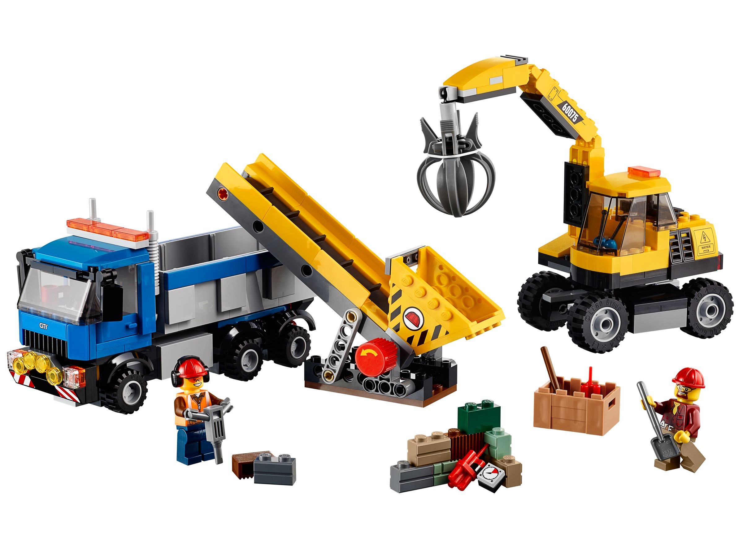 City Bagger auf der Baustelle 4+ Lego Baukästen 