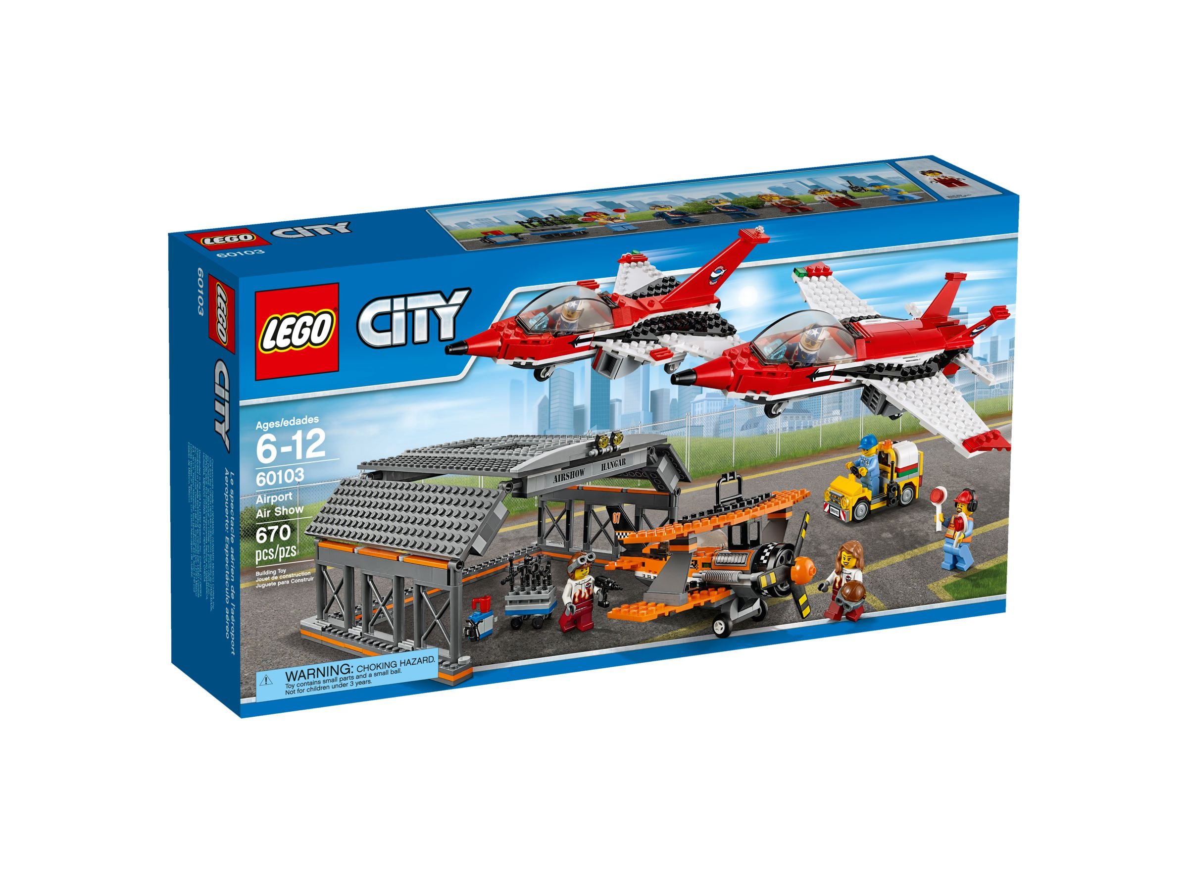 Große Flugschau NEU & OVP Jets Hangar Doppeldecker NEU & OVP LEGO® CITY 60103 
