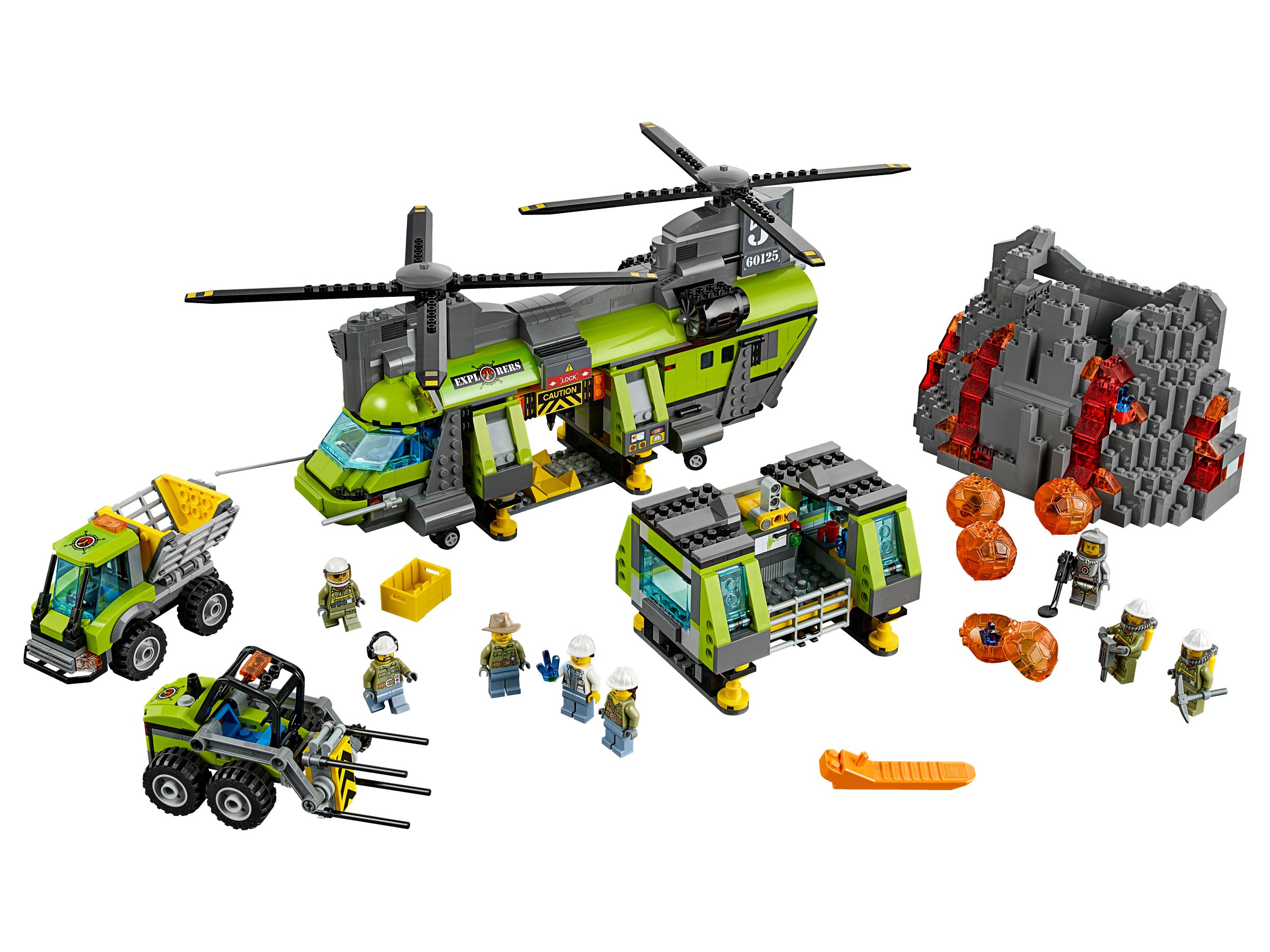 LEGO City 60125 Vulkan-Schwerlasthelikopter