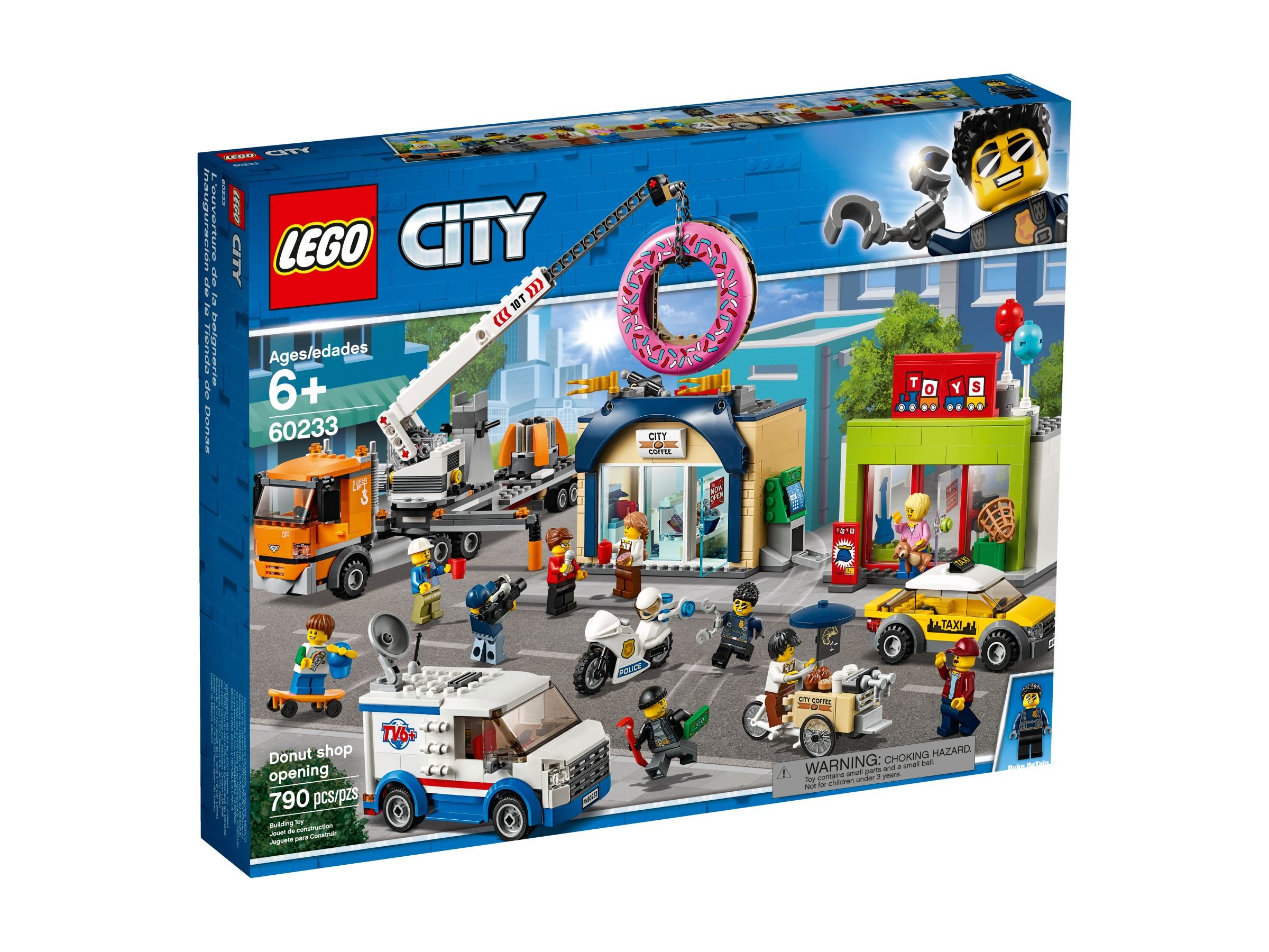 LEGO 60233 City Große Donut Shop Eröffnung 790 Teile Stadt NEU und OVP 
