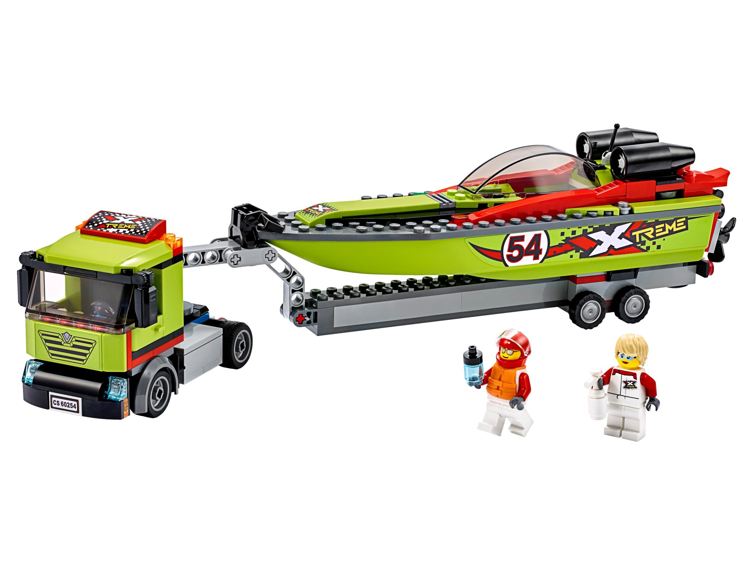 LEGO City 60254 Rennboot-Transporter