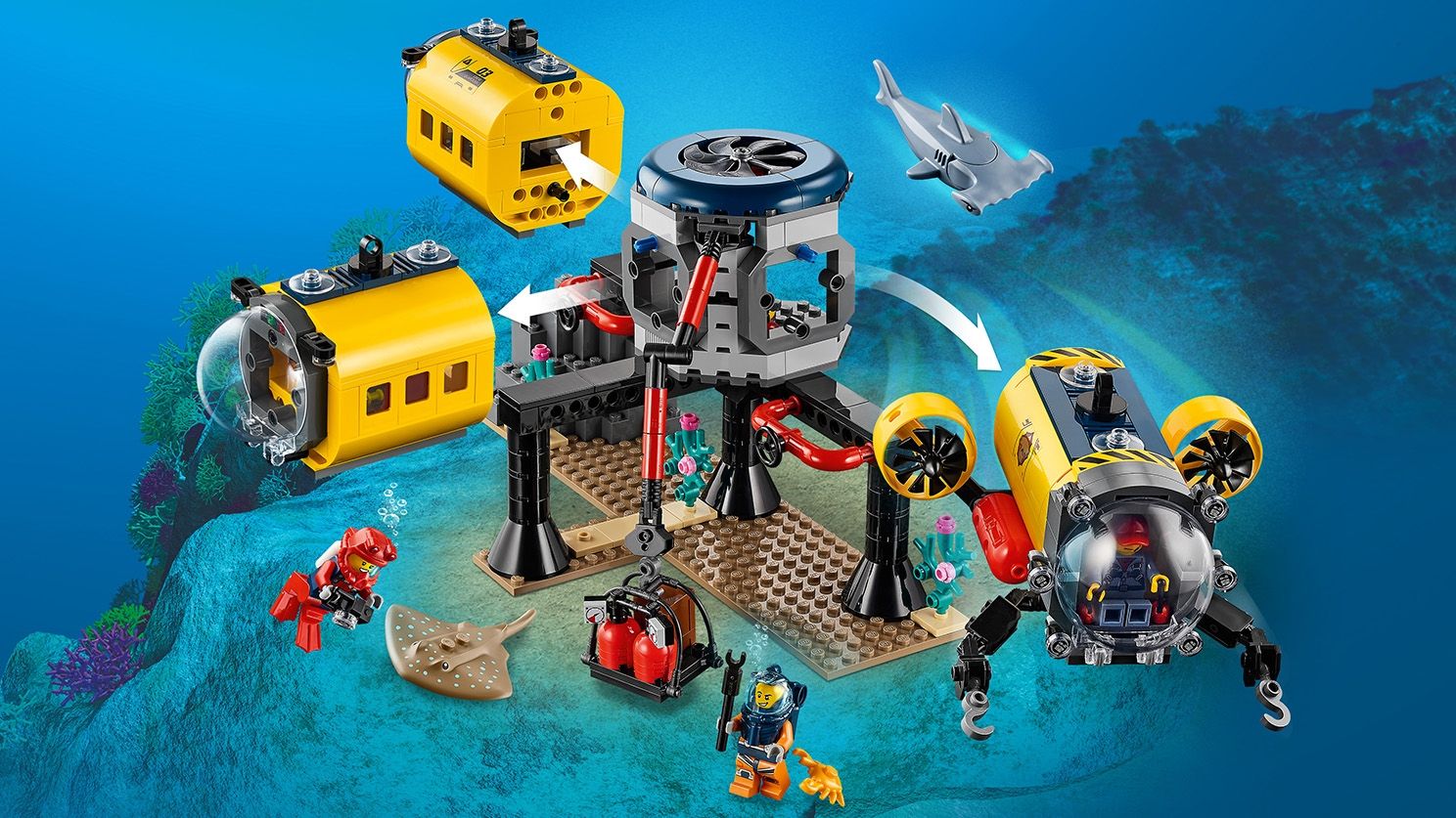 LEGO City Oceans 60265 Meeresforschungsbasis NEU und OVP